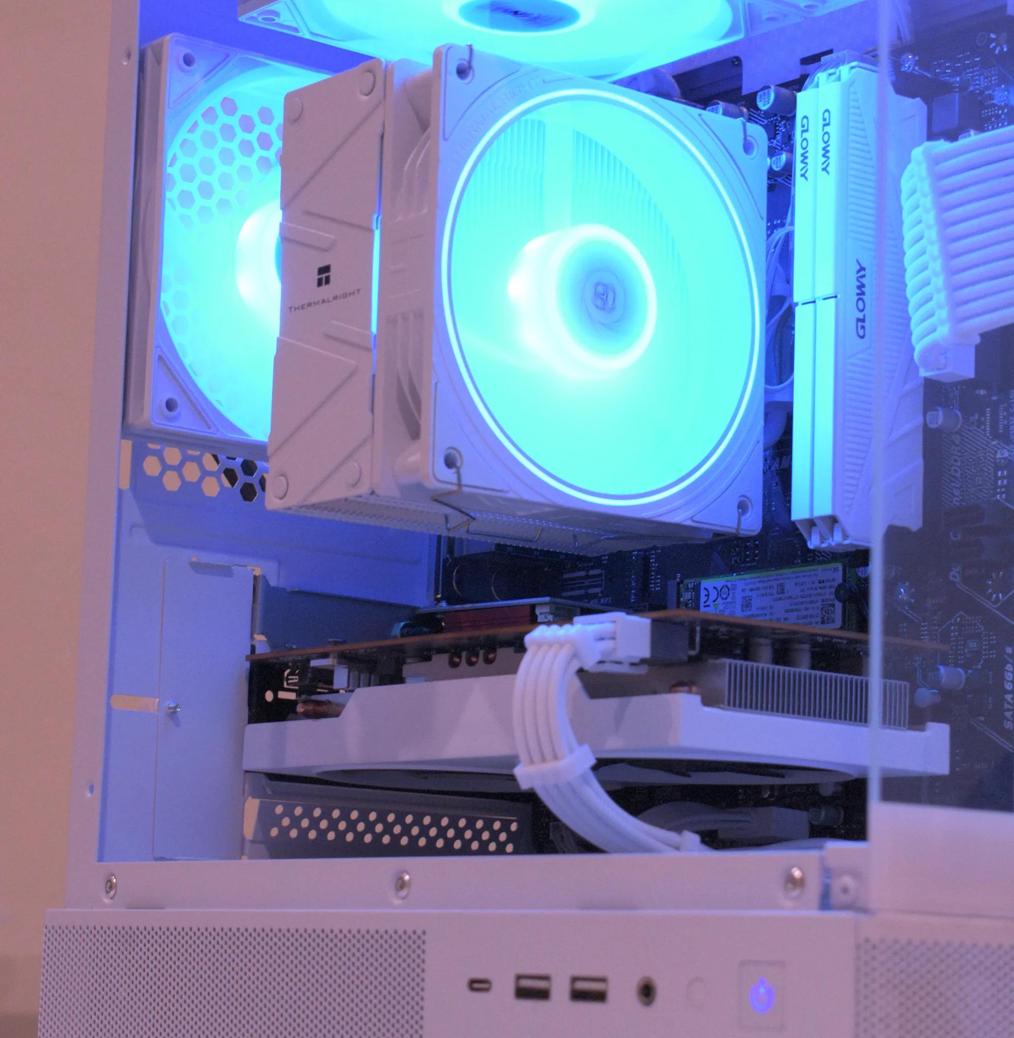 1080p Beast | Ryzen 5 3600 | RX 6600 8GB | 32GB DDR4 | 1TB nVME SSD | 1080p White RGB Gaming PC