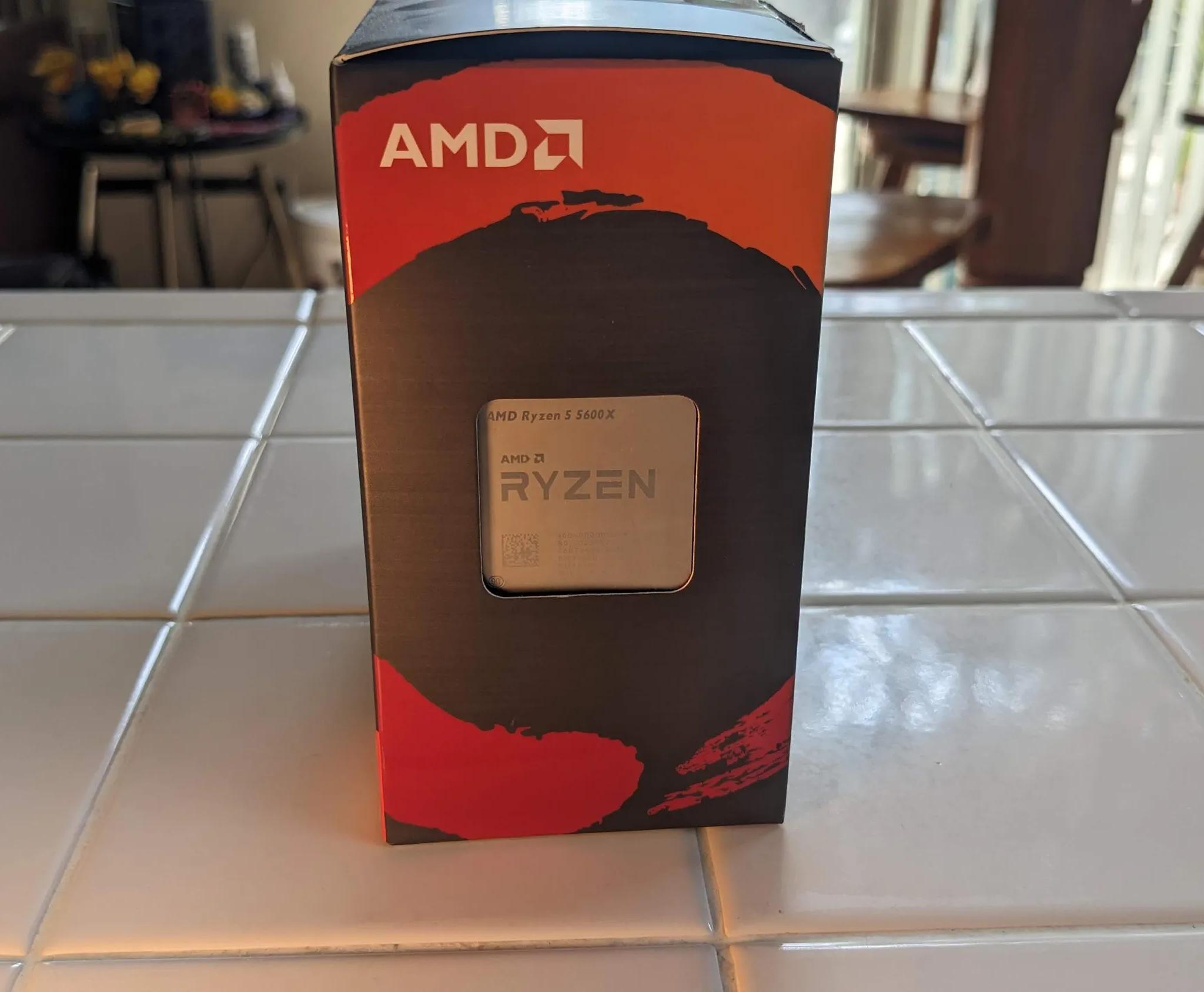 AMD Ryzen 5 5600X 6-core, 12-Thread Desktop Processor