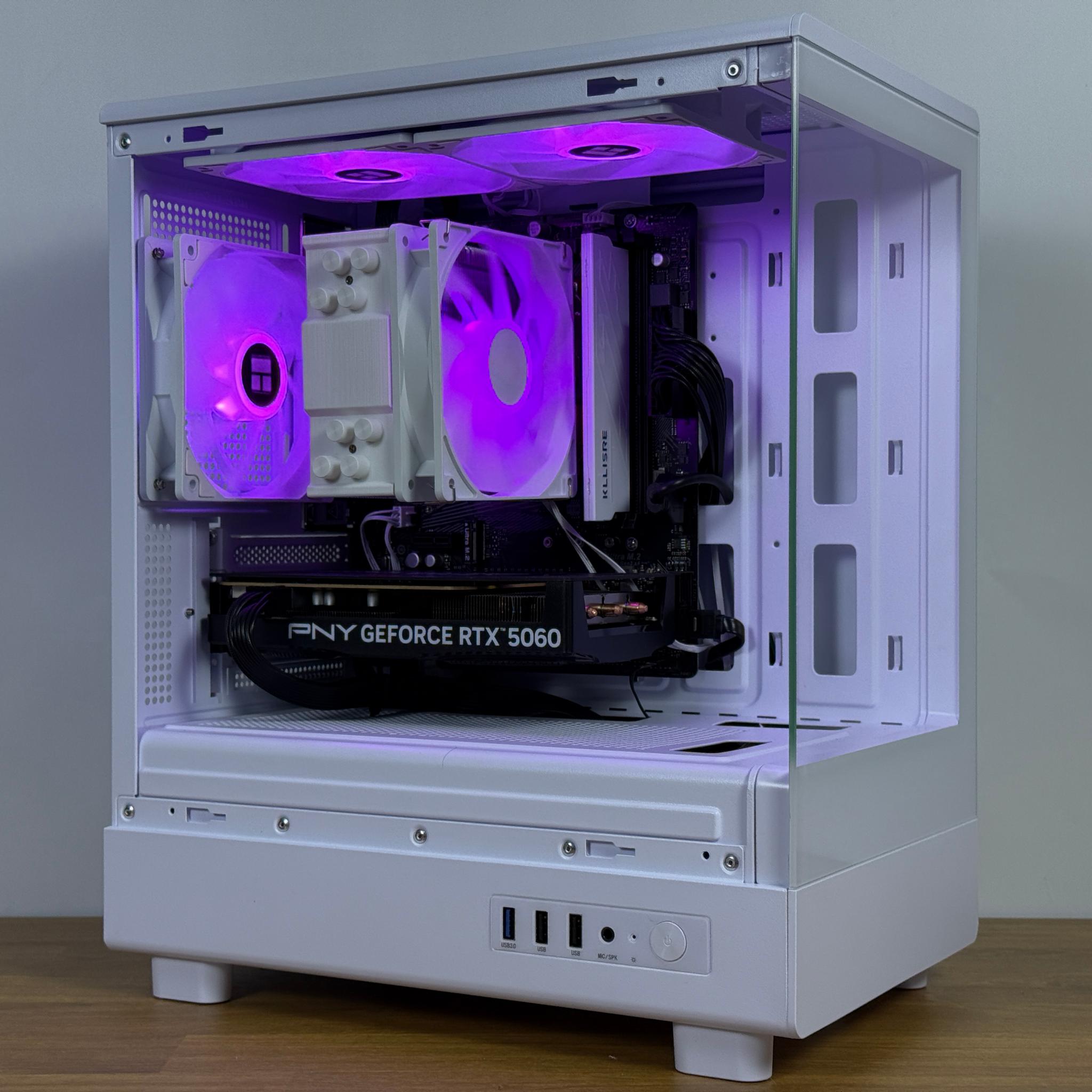 RTX 5060 // Ryzen 5 5500 Custom Gaming PC || 16GB RAM, 800GB SSD