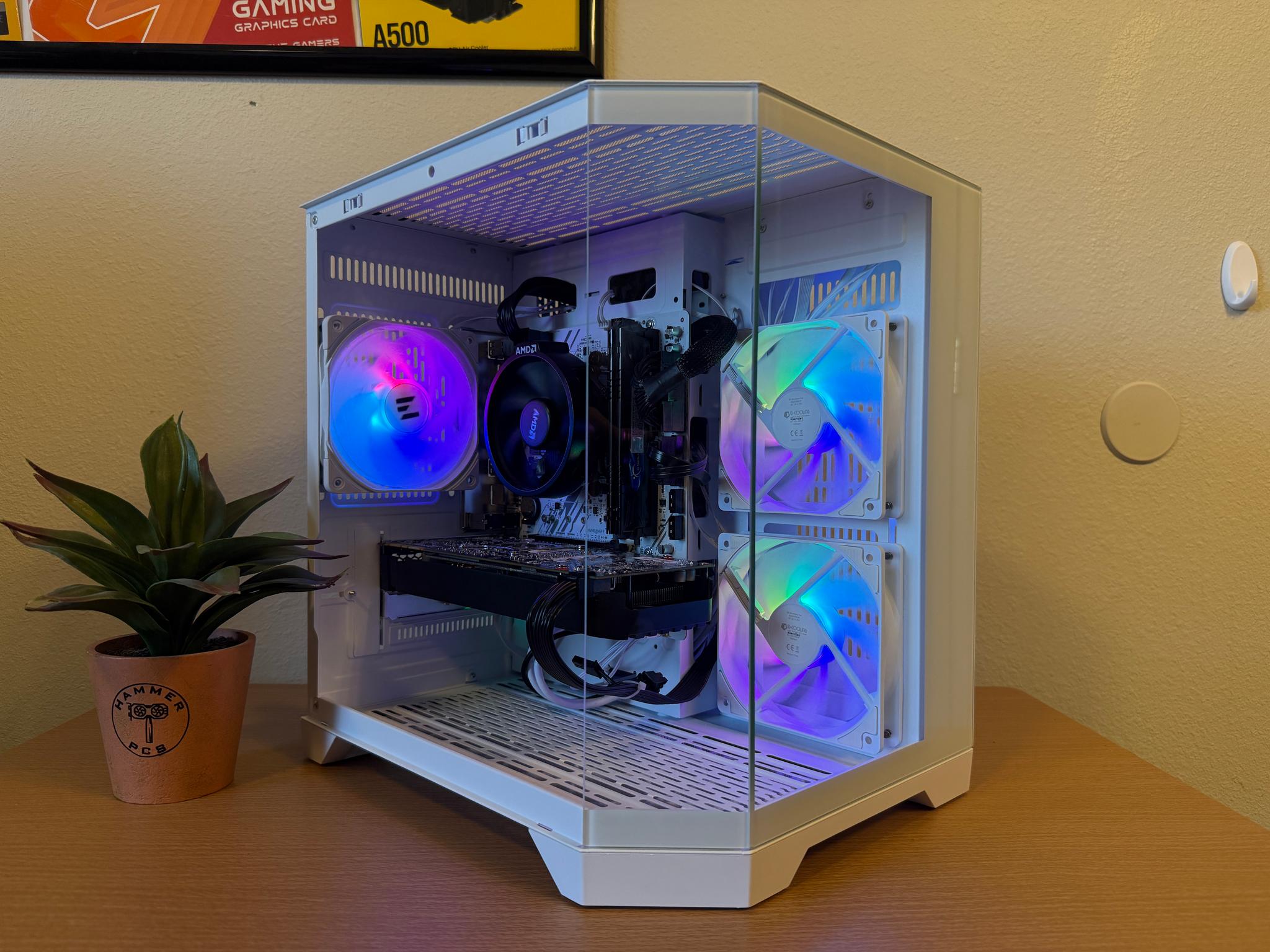 ☃️Custom White RGB Gaming PC☃️| Ryzen 3 3100, GTX 1070 | Fortnite, Valorant, Arc Raiders, and more!