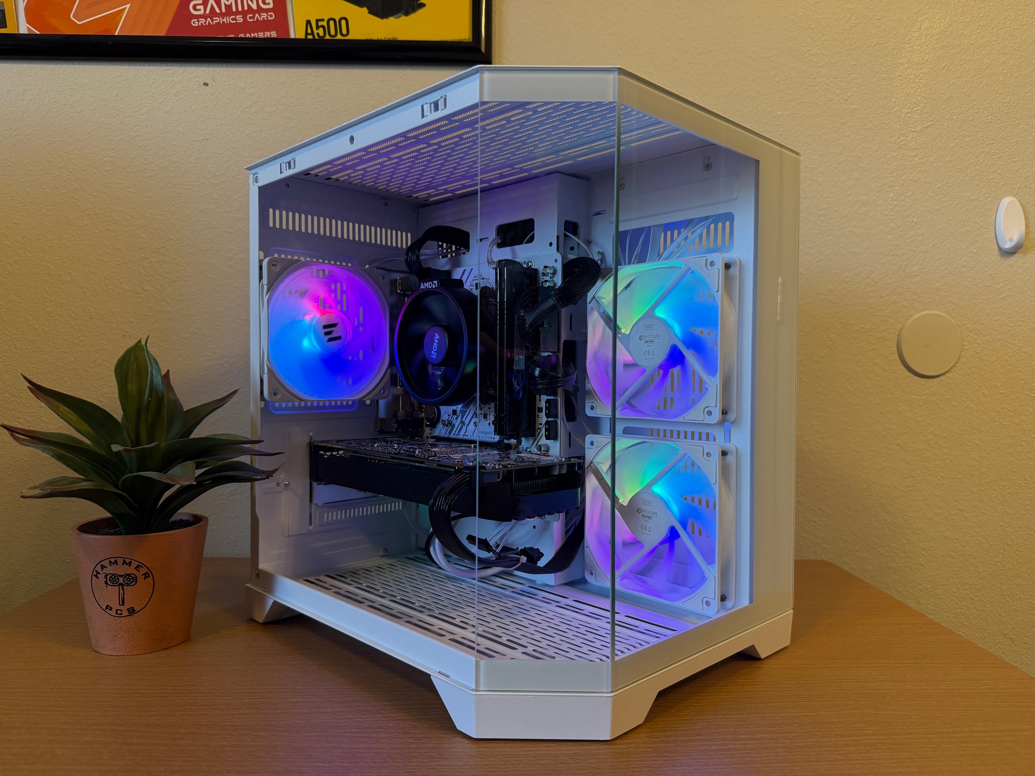 ☃️Custom White RGB Gaming PC☃️| Ryzen 3 3100, GTX 1070 | Fortnite, Valorant, Arc Raiders, and more!