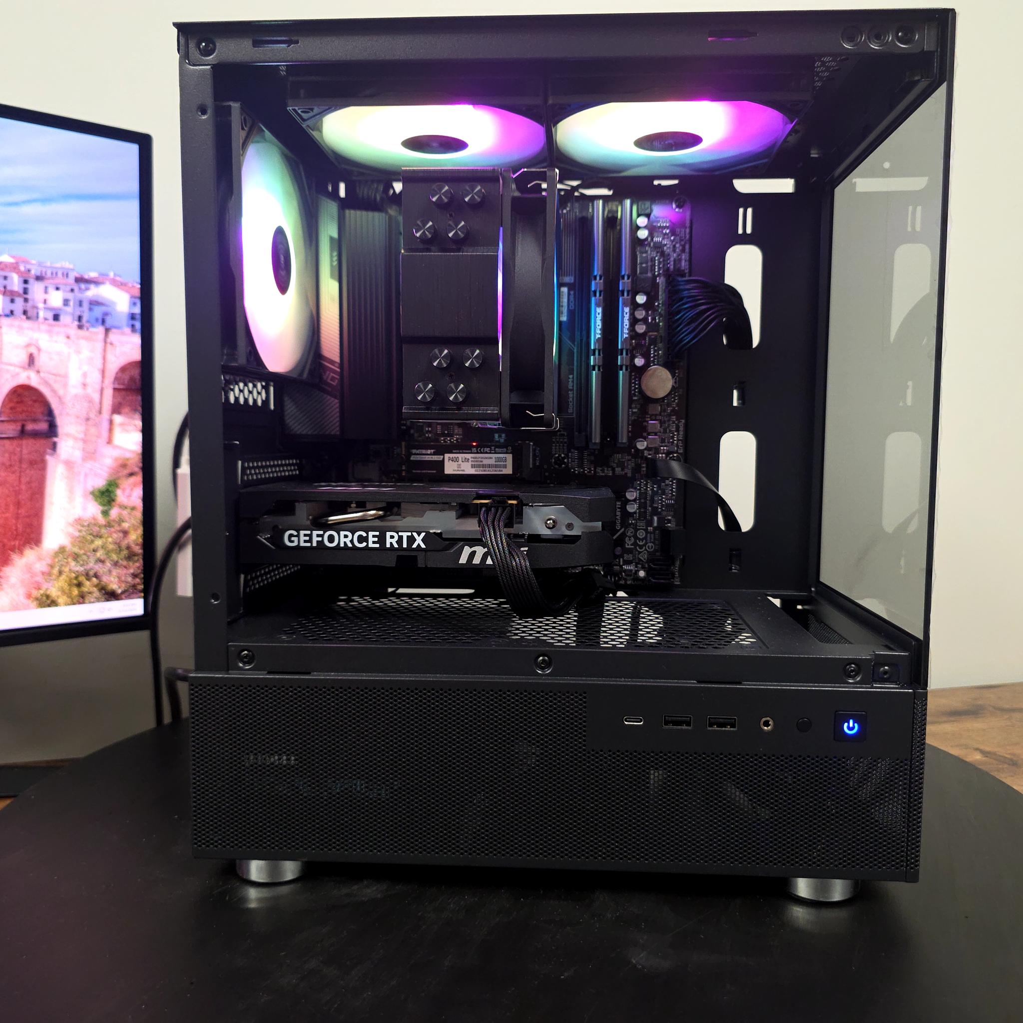 🔥 Ryzen 5 5500 + RTX 5050 Gaming PC 🔥 💻 16GB DDR4 RGB | 1TB NVMe SSD | Excellent 1080p Gaming