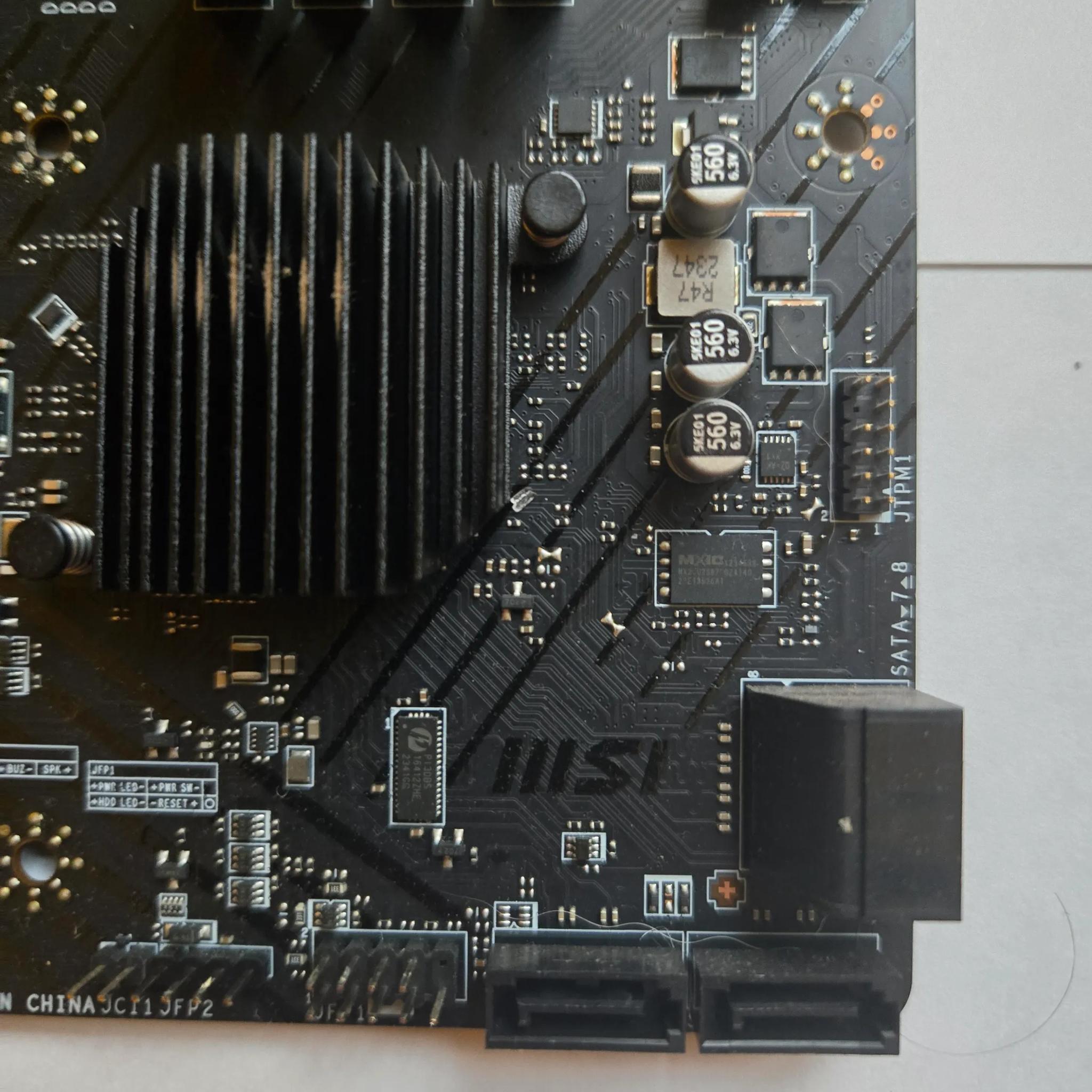 Msi B760M-P DDR4 motherboard with Intel i5 12400f