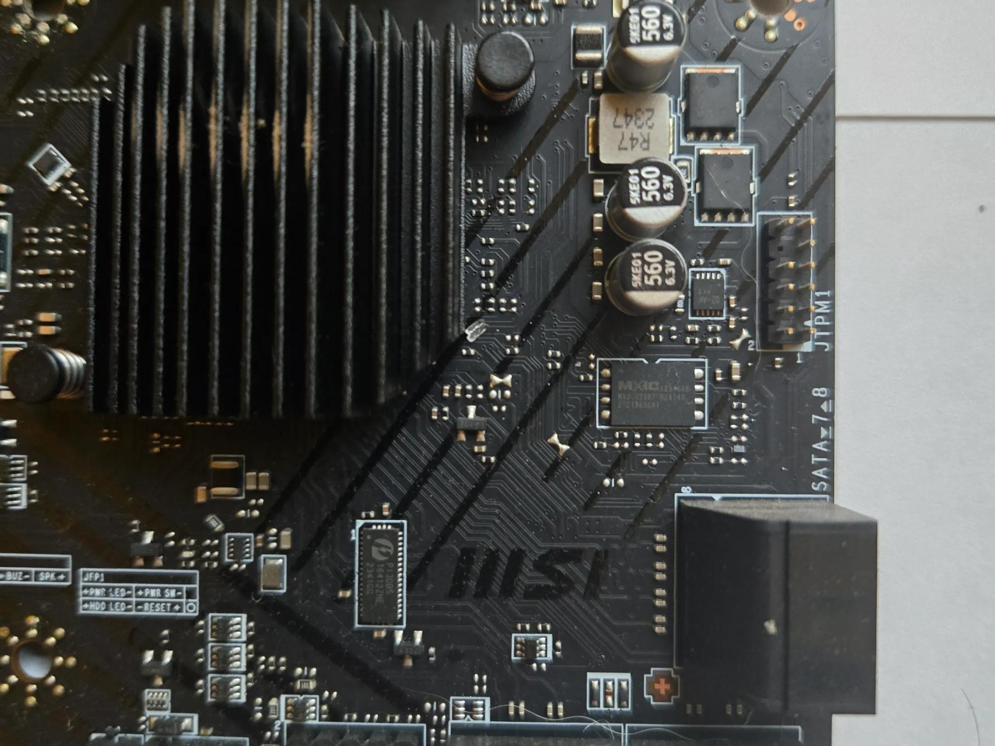 Msi B760M-P DDR4 motherboard with Intel i5 12400f