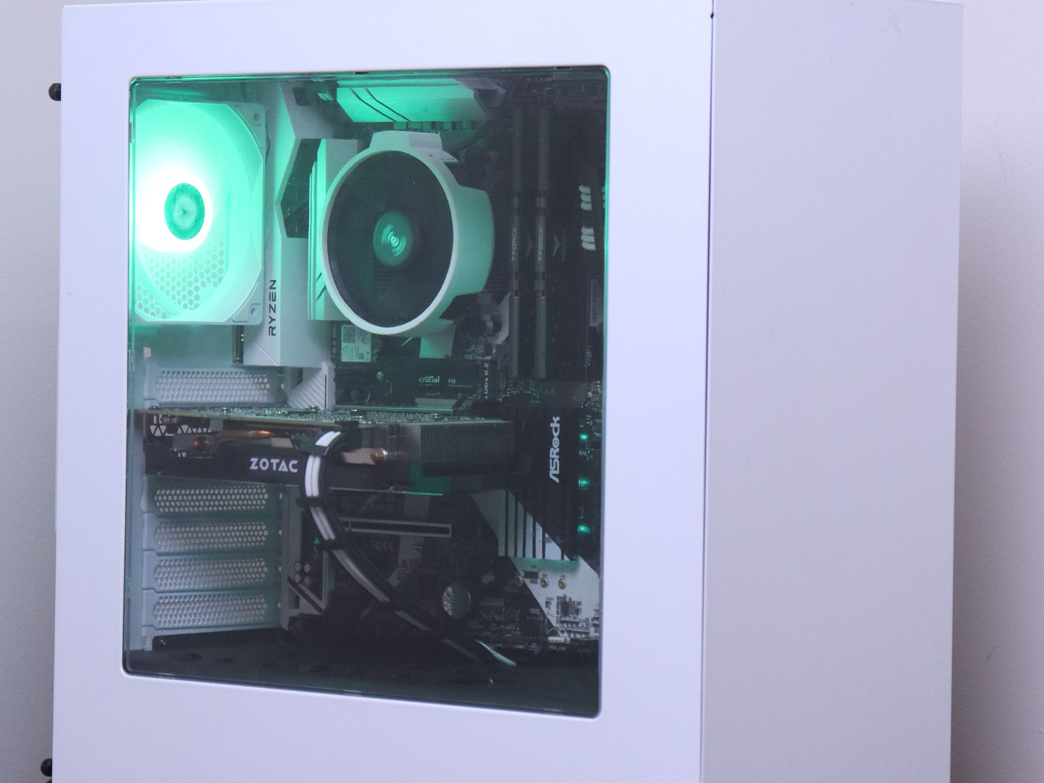 Black and White NVIDIA Gaming PC