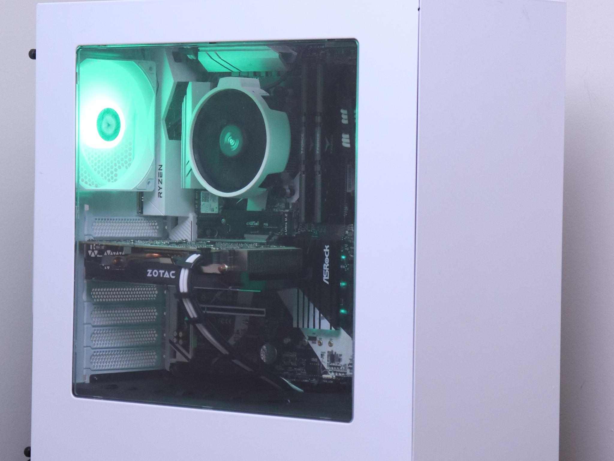Black and White NVIDIA Gaming PC