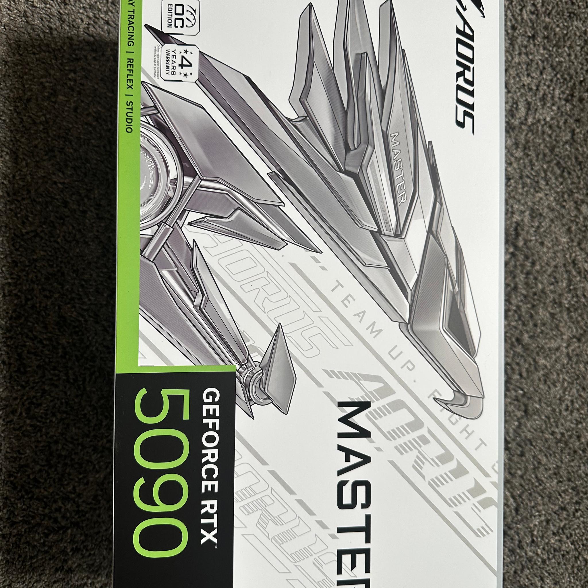 GIGABYTE AORUS GeForce RTX 5090 MASTER ICE 32G