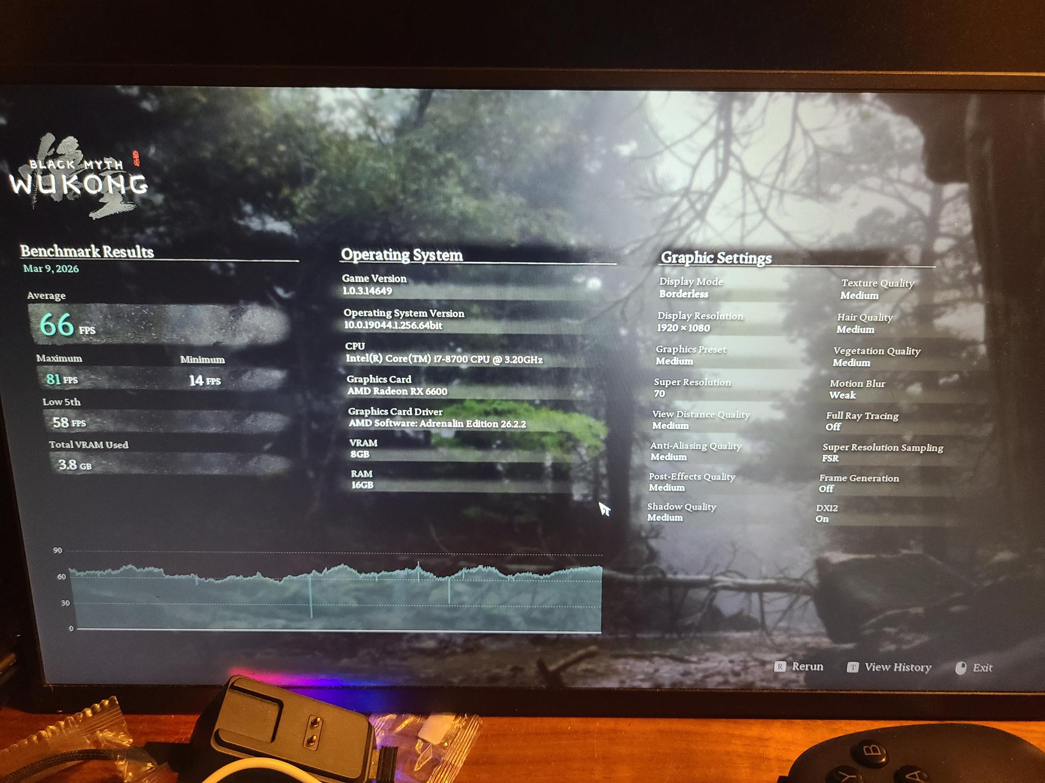 M-atx i7 8700/16gb ddr4/rx 6600