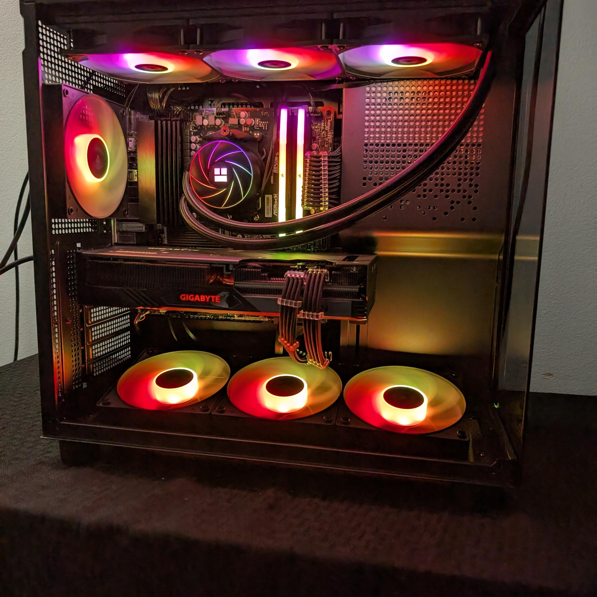 Ryzen 5 7500x3d-RX 7800 XT 16GBvram-32GB DDR5 6000-1 TB NVME Gaming PC