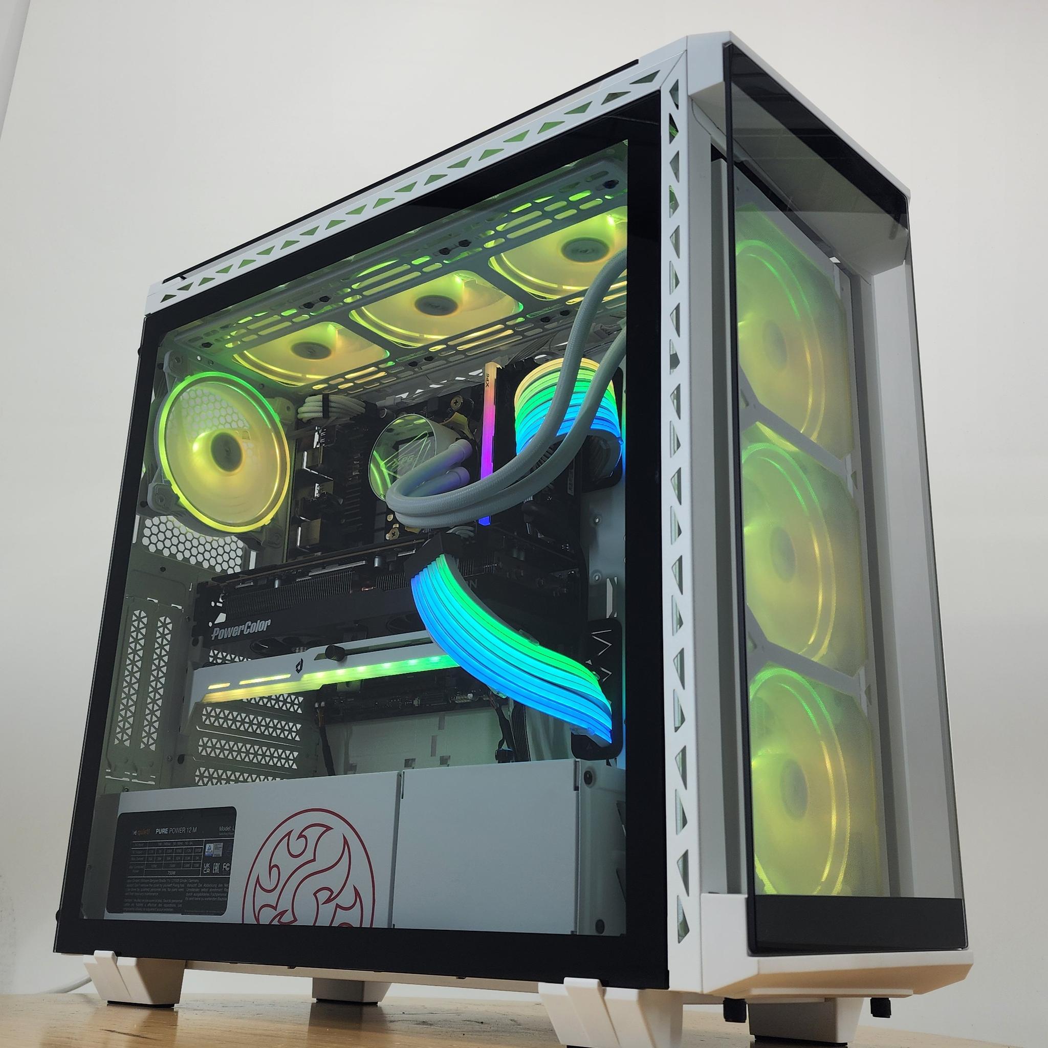 Gaming PC Ryzen 7 9700X 16GB RAM 1TB SSD RX 7800 XT 16GB Windows 11 Computer
