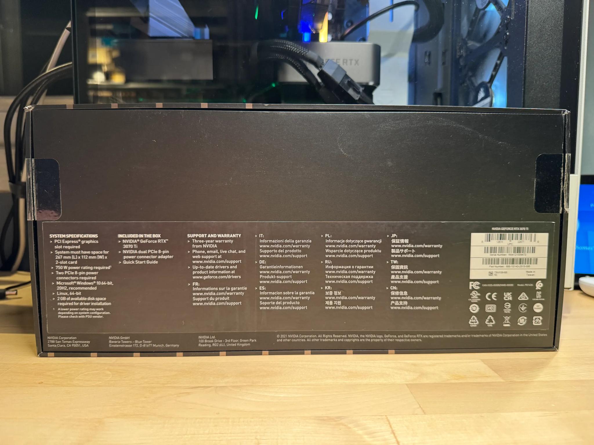 Nvidia RTX 3070 Ti - Founders Edition