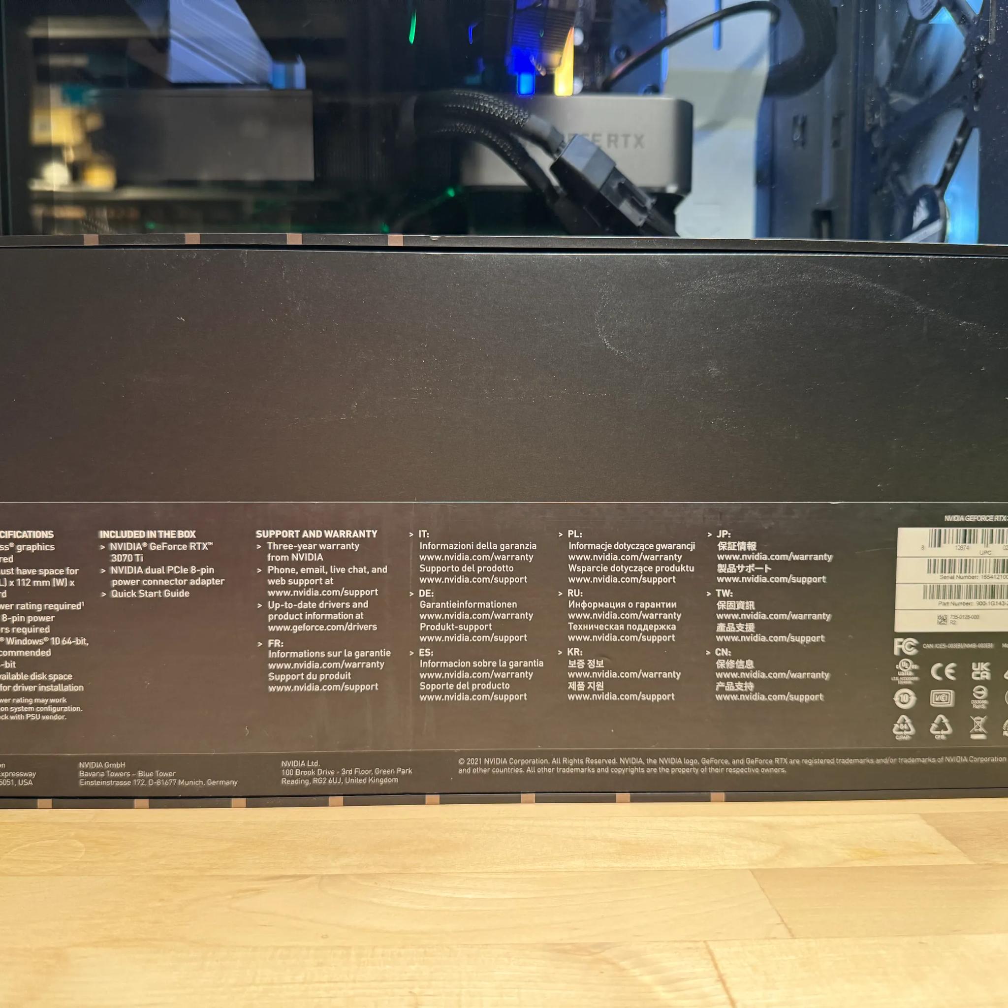 Nvidia RTX 3070 Ti - Founders Edition