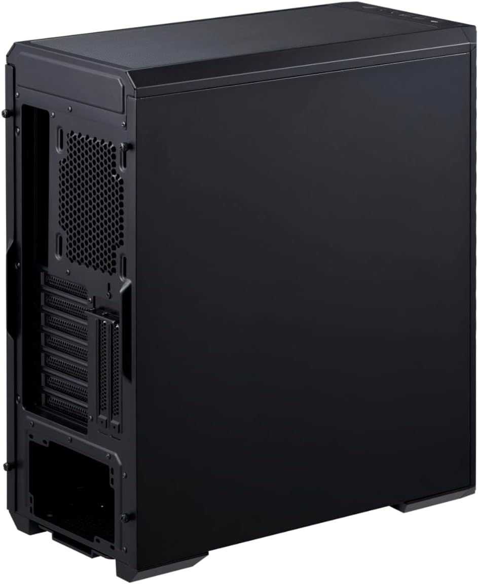 XPG Defender ATX Mid Tower Chassis-Black-DEFENDER-BKCWW Desktop Computer Case