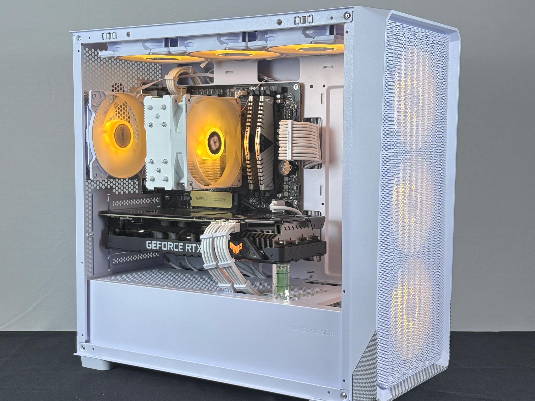 🤍 White RTX 3070 + Ryzen 7 3700X Gaming PC | 16GB DDR4 | ARGB Control