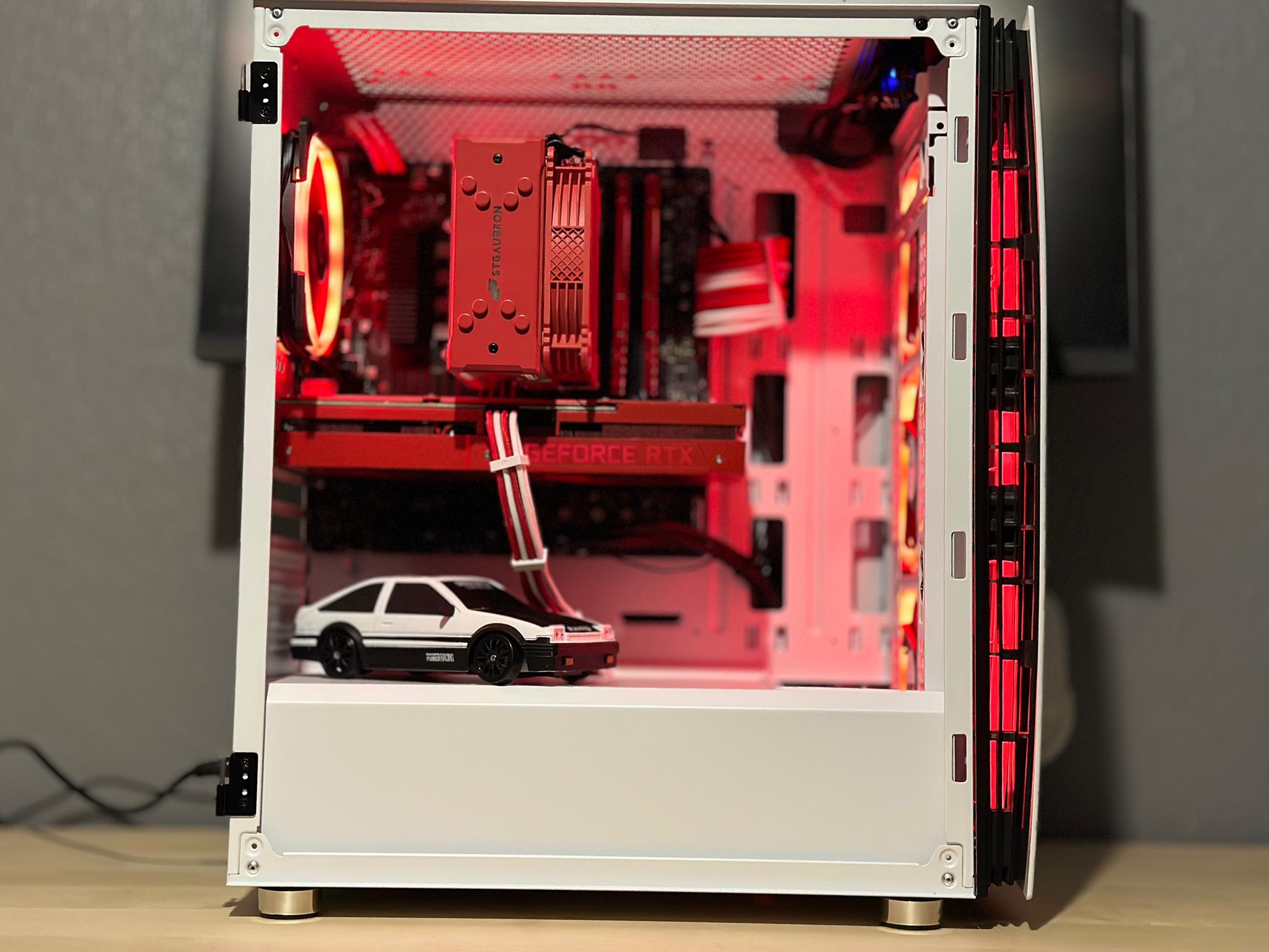 Snow Cherry  | 1440p Gaming/Streaming PC | Intel i5 11400f, RTX 3070, 1TB SSD, 32GB, WiFi 6
