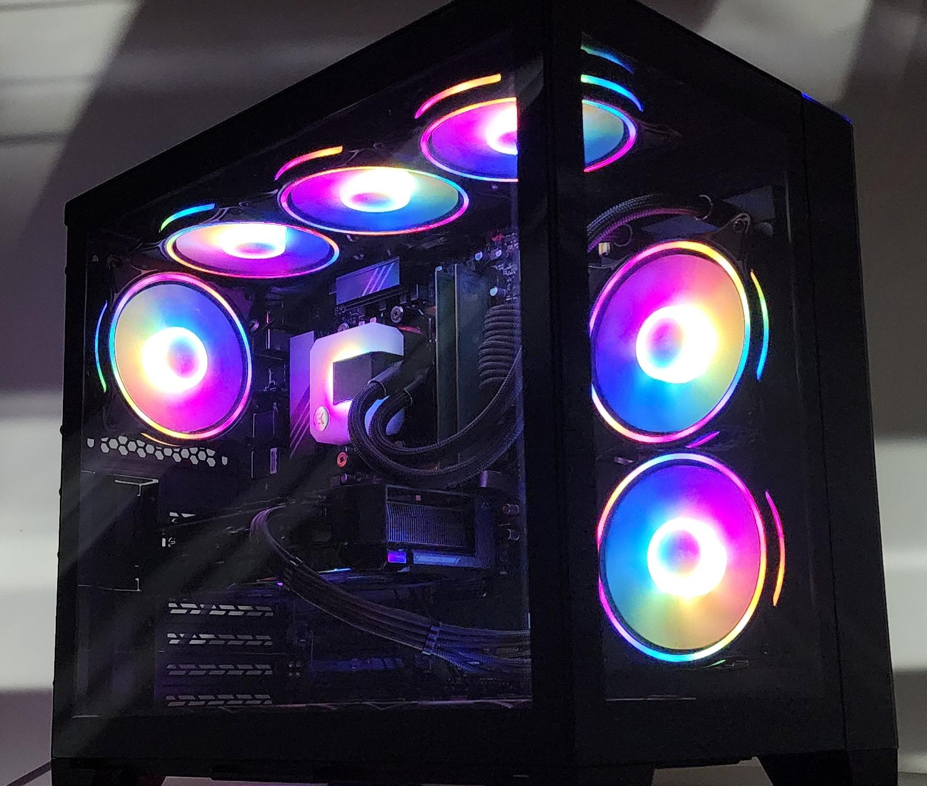 Gaming PC Ryzen 7 7700 16GB RAM 500GB SSD RTX 4060 8GB Windows 11 Computer