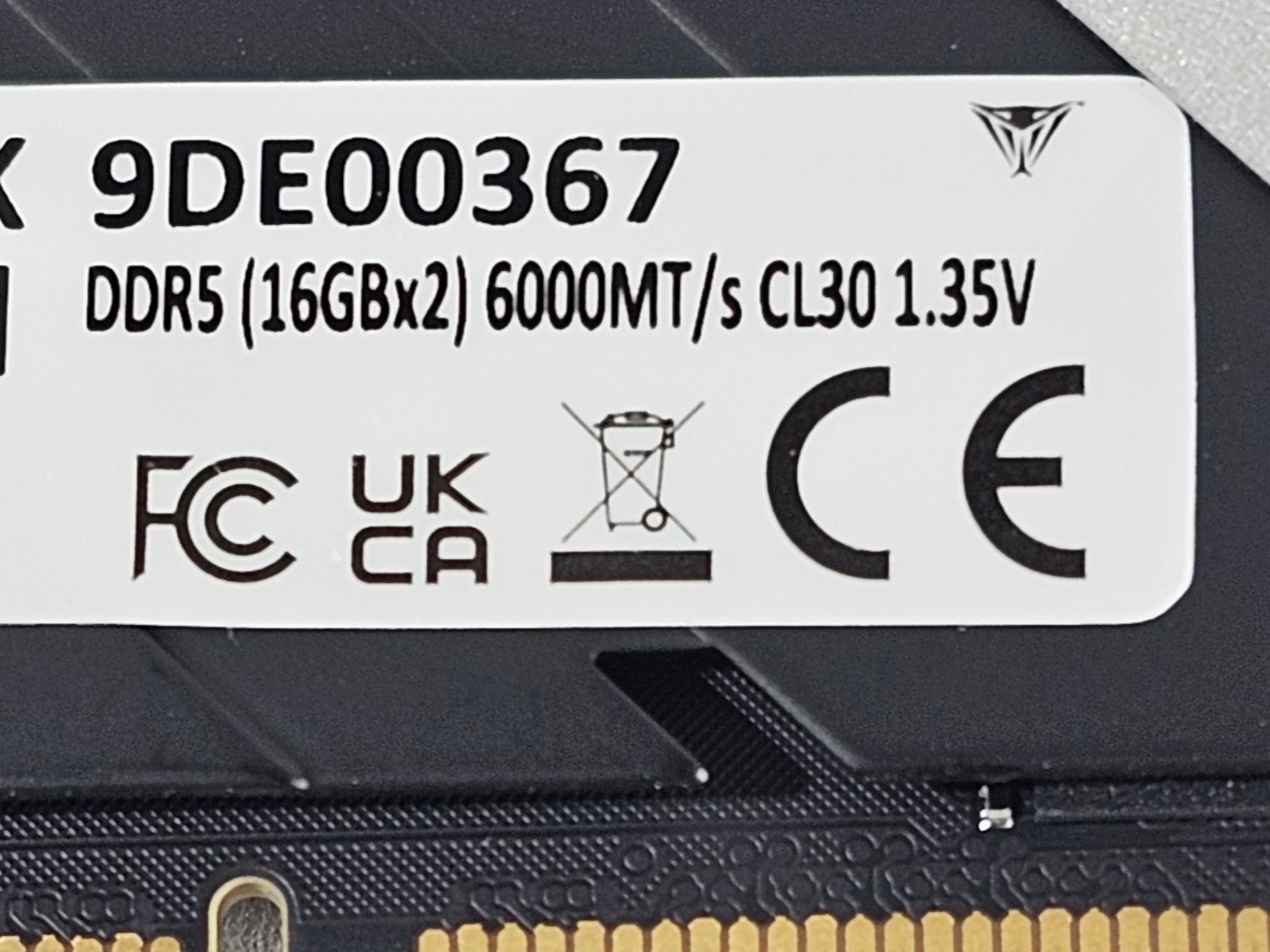 32GB DDR5 (2x16GB) CL30 6000MT/s Patriot Viper