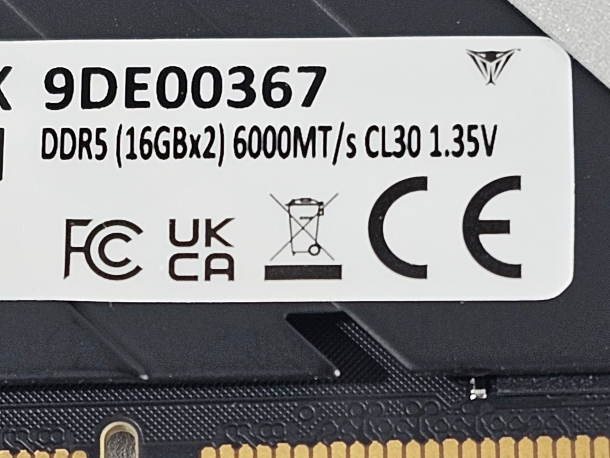 32GB DDR5 (2x16GB) CL30 6000MT/s Patriot Viper