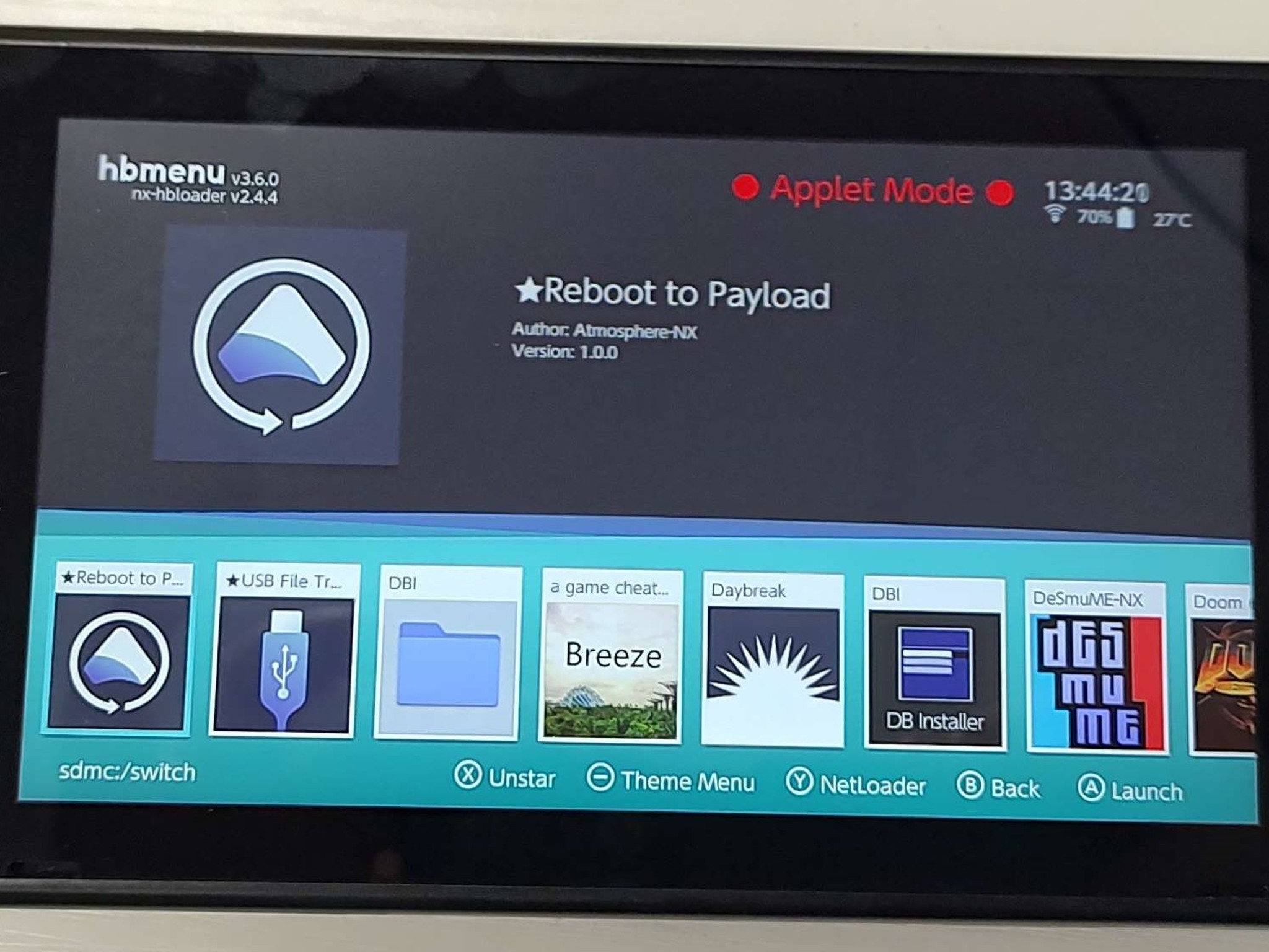 Nintendo Switch Soft Modded