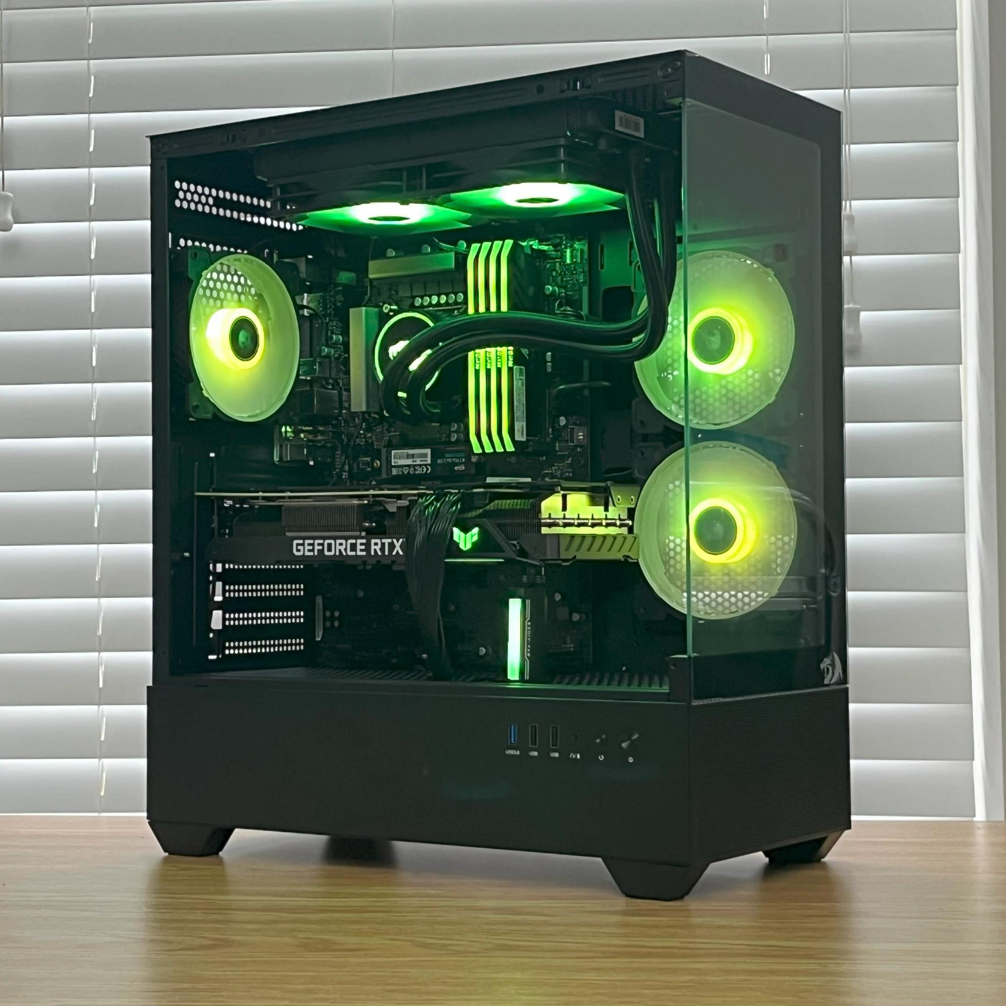 🖤❤️  i7-11700KF | RTX 3080 | 32GB DDR4 | 1TB SSD | Gaming PC ❤️🖤