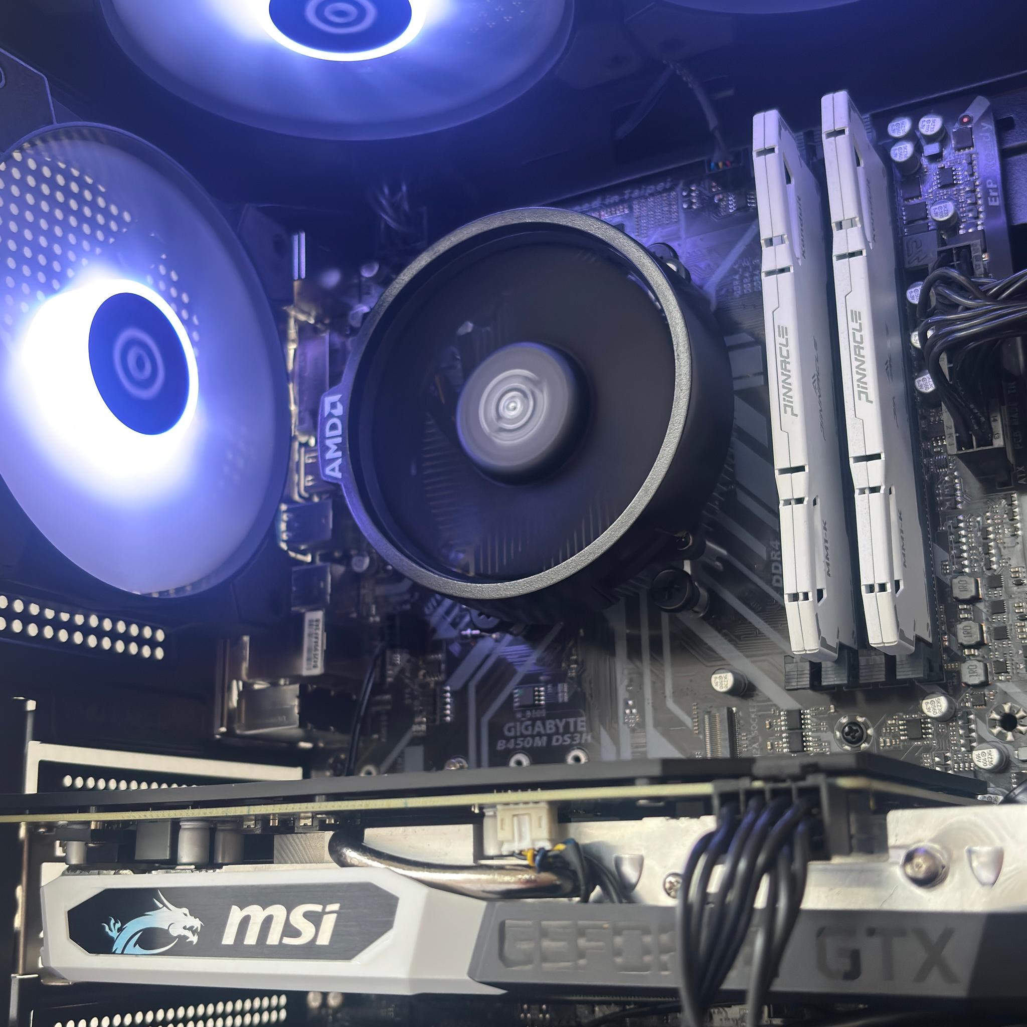 ❤️ Ryzen 5 2600 + GTX 1660 TI Budget Gaming PC | 16GB RAM | Win 11 Activated | 500GB SSD ❤️