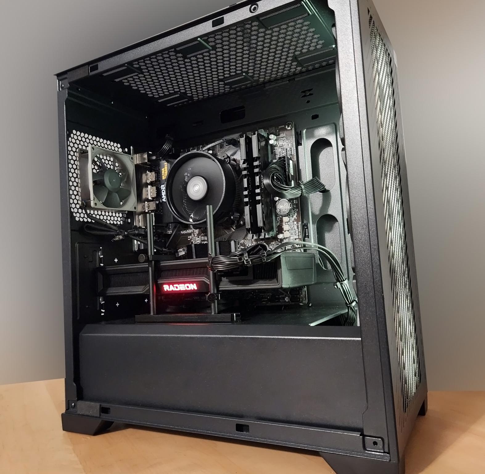 Productivity & Gaming PC - Ryzen 5 5500, 16GB RAM, Rx 6750 XT 12GB - Windows 11 Professional