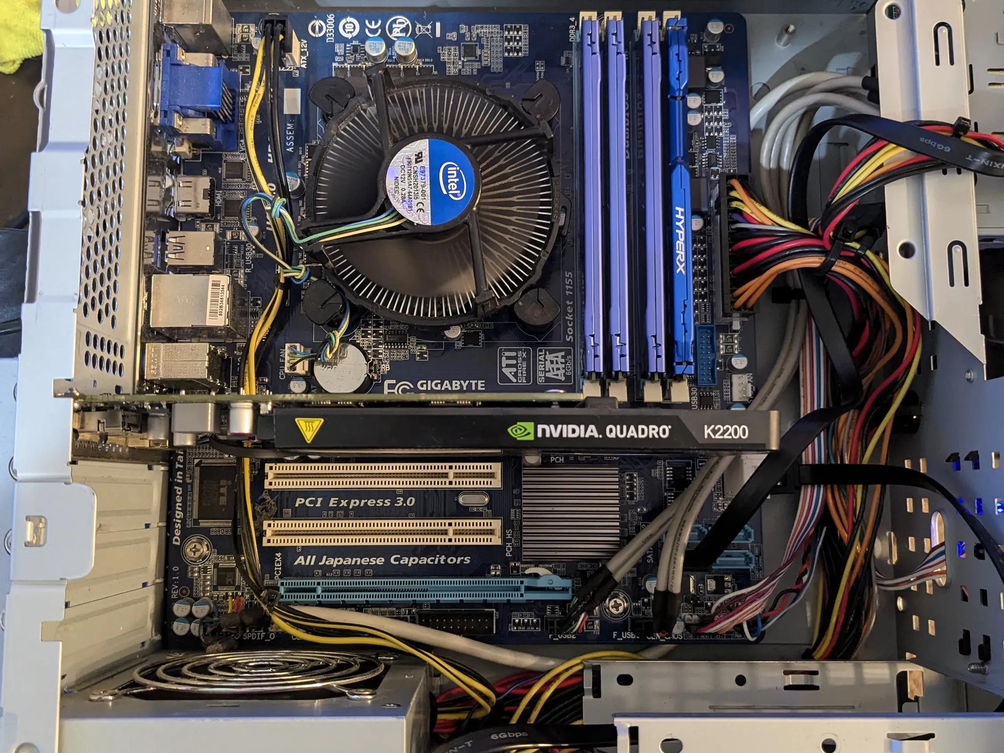 Budget Custom SFF - i5-2400, 16GB RAM, Quadro K2200 4GB (GTX 750 TI), 400GB SSD, Win10, Wifi, RGB