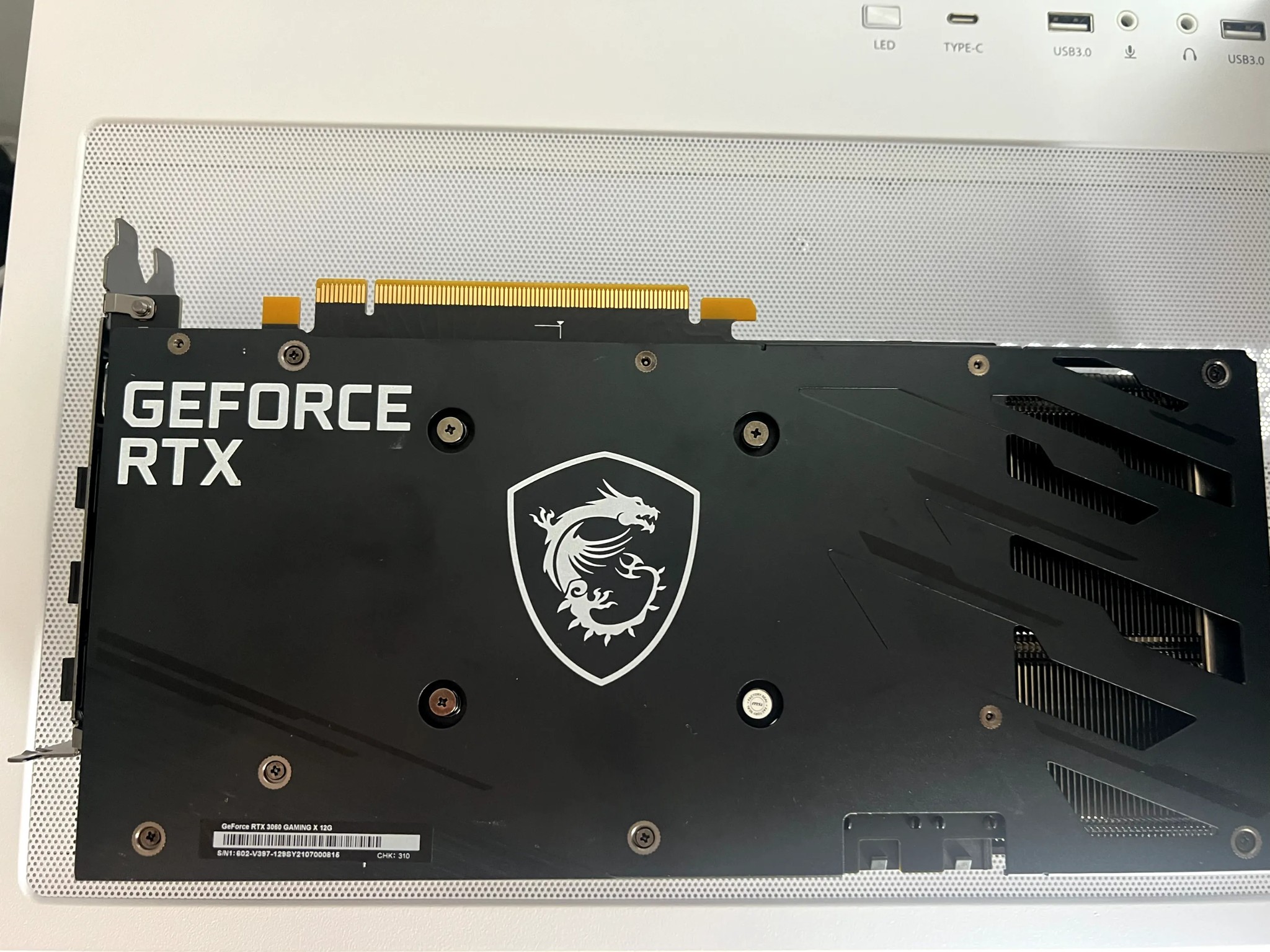 RTX 3060 12GB MSI GAMING X