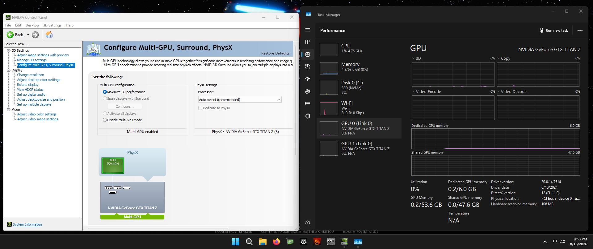 NVIDIA GeForce GTX Titan Z Dual GPU 12GB GDDR5