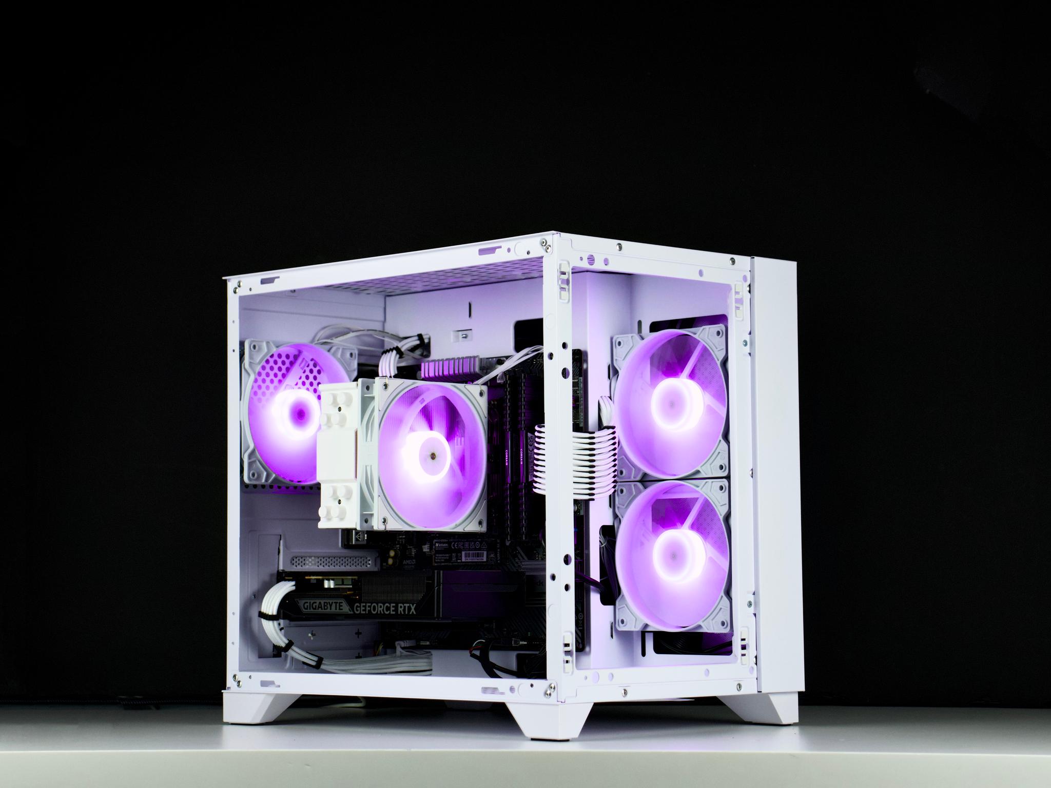 🧊❄️🧊 White Gaming PC – RTX 5060 , Ryzen 5 5600X, 32GB RAM, 1TB SSD - WiFi, BlueTooth 🧊❄️🧊