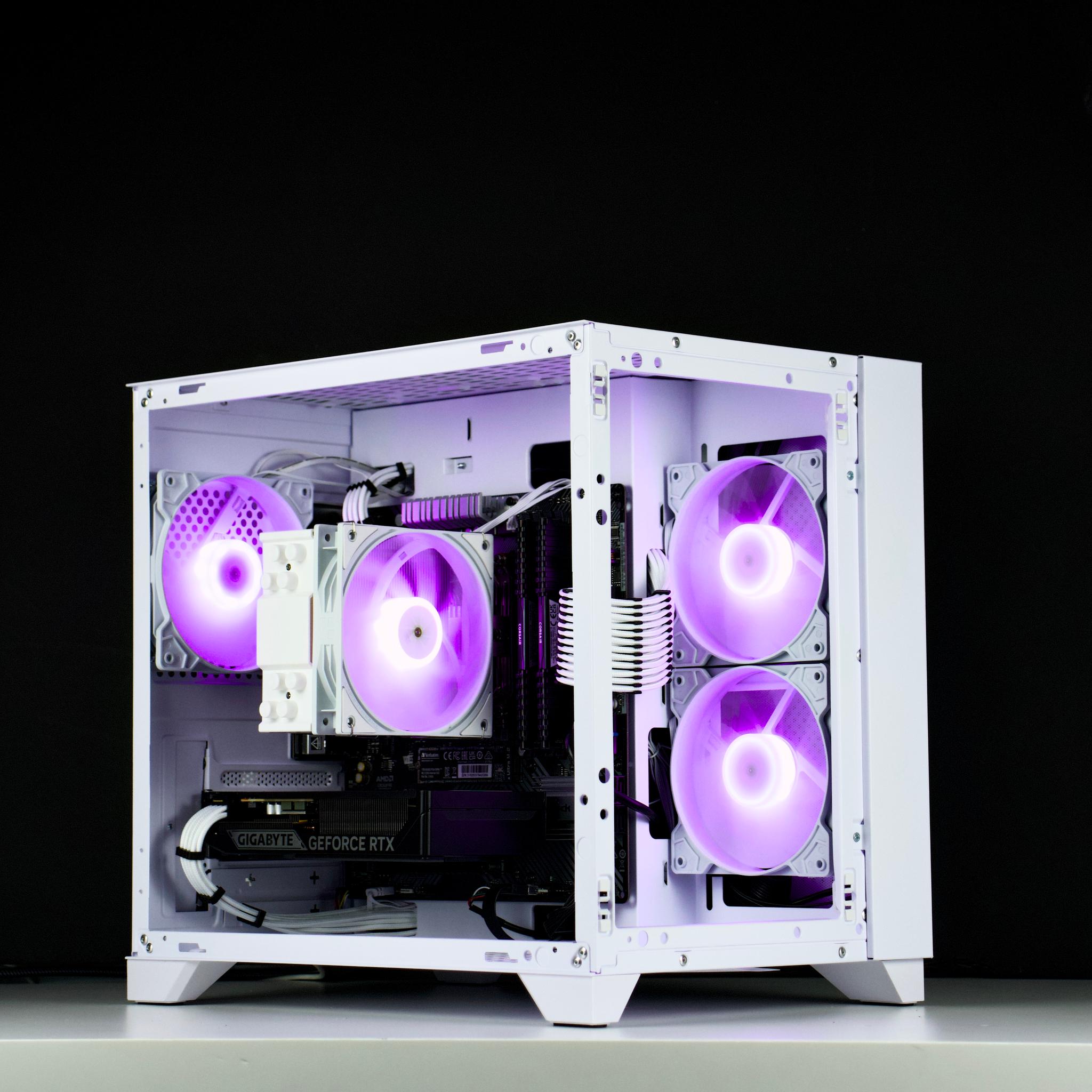 🧊❄️🧊 White Gaming PC – RTX 5060 , Ryzen 5 5600X, 32GB RAM, 1TB SSD - WiFi, BlueTooth 🧊❄️🧊
