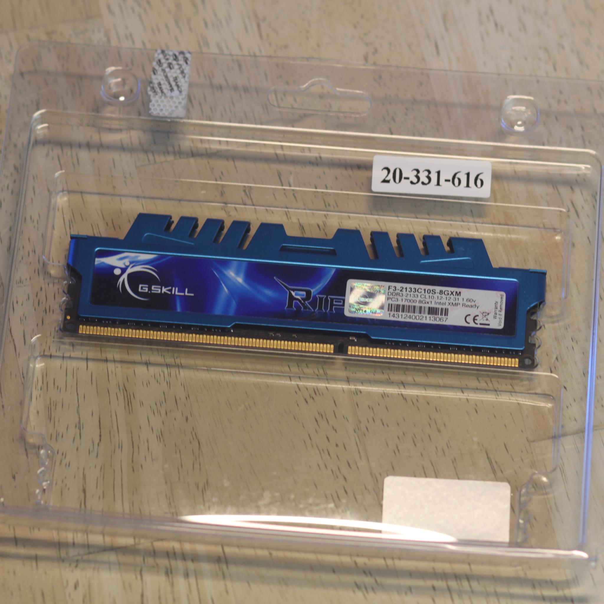 G.Skill Ripjaws X DDR3 (1x8GB) 2133MT/s CL10