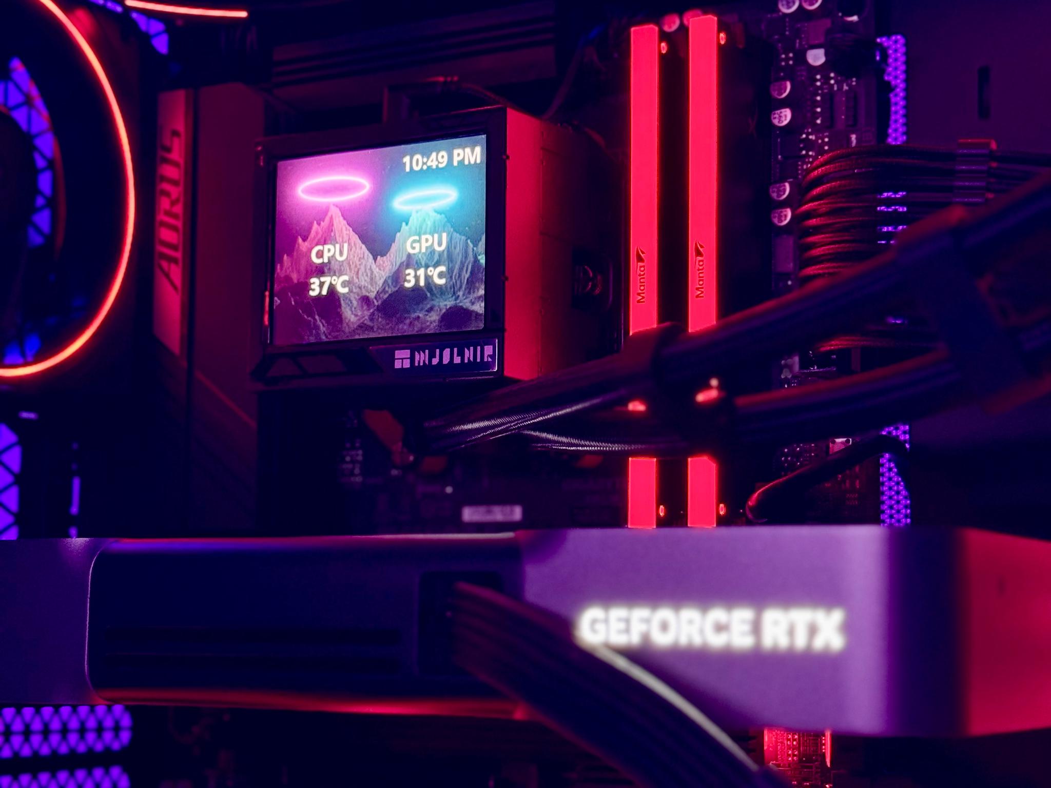 Nightfall 🌑✨ 5080 Founders Edition | 9800X3D | 32GB DDR5-6000 RAM | 2TB SSD | 360 AIO Liquid Cooled