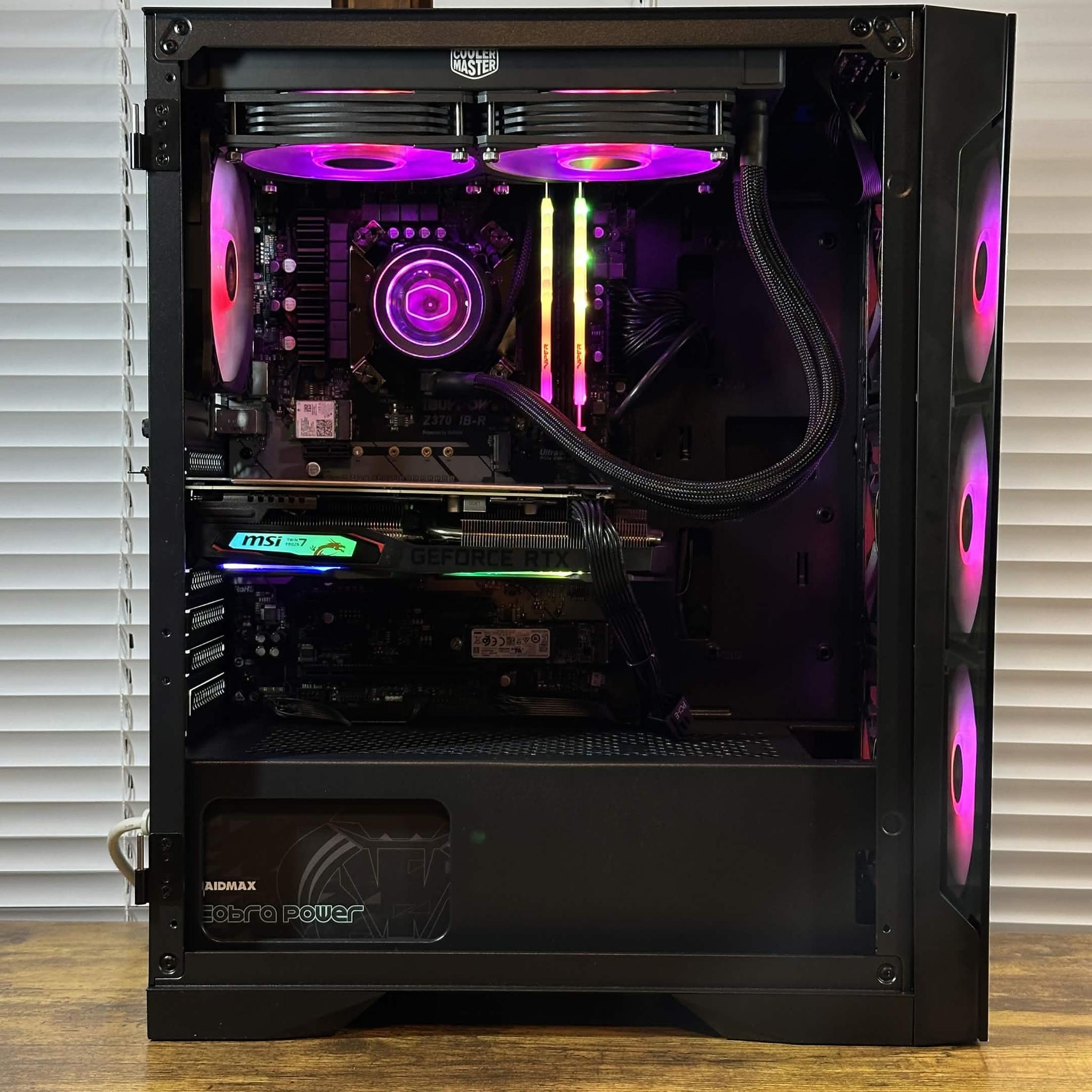 RTX 2060 6GB | Intel i7 8700K | 16GB DDR4 | 512GB NVME | Win11 | WIFI | 1080P/1440P Gaming PC