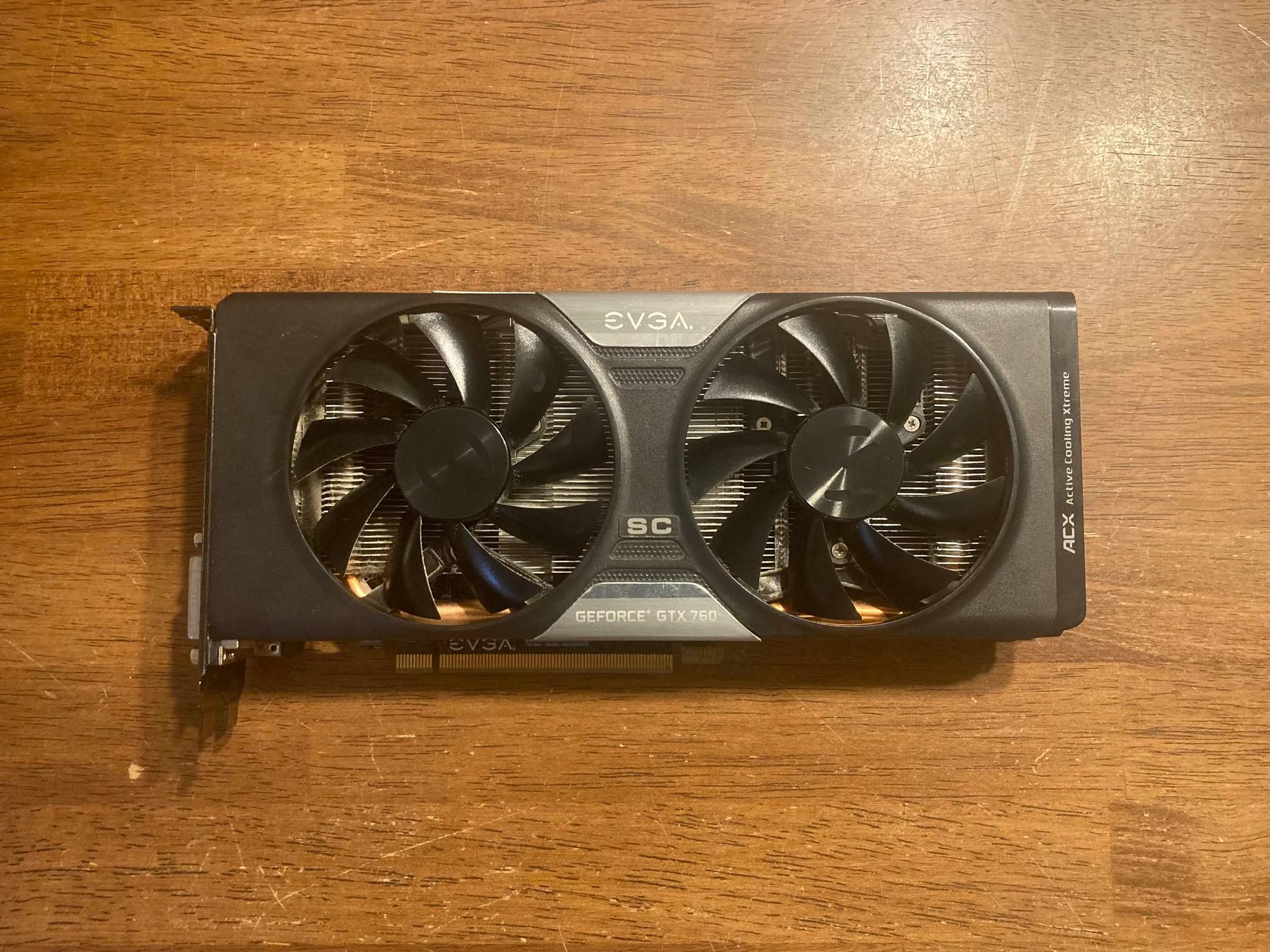 EVGA GTX 760 SC ACX 2GB Graphics Card