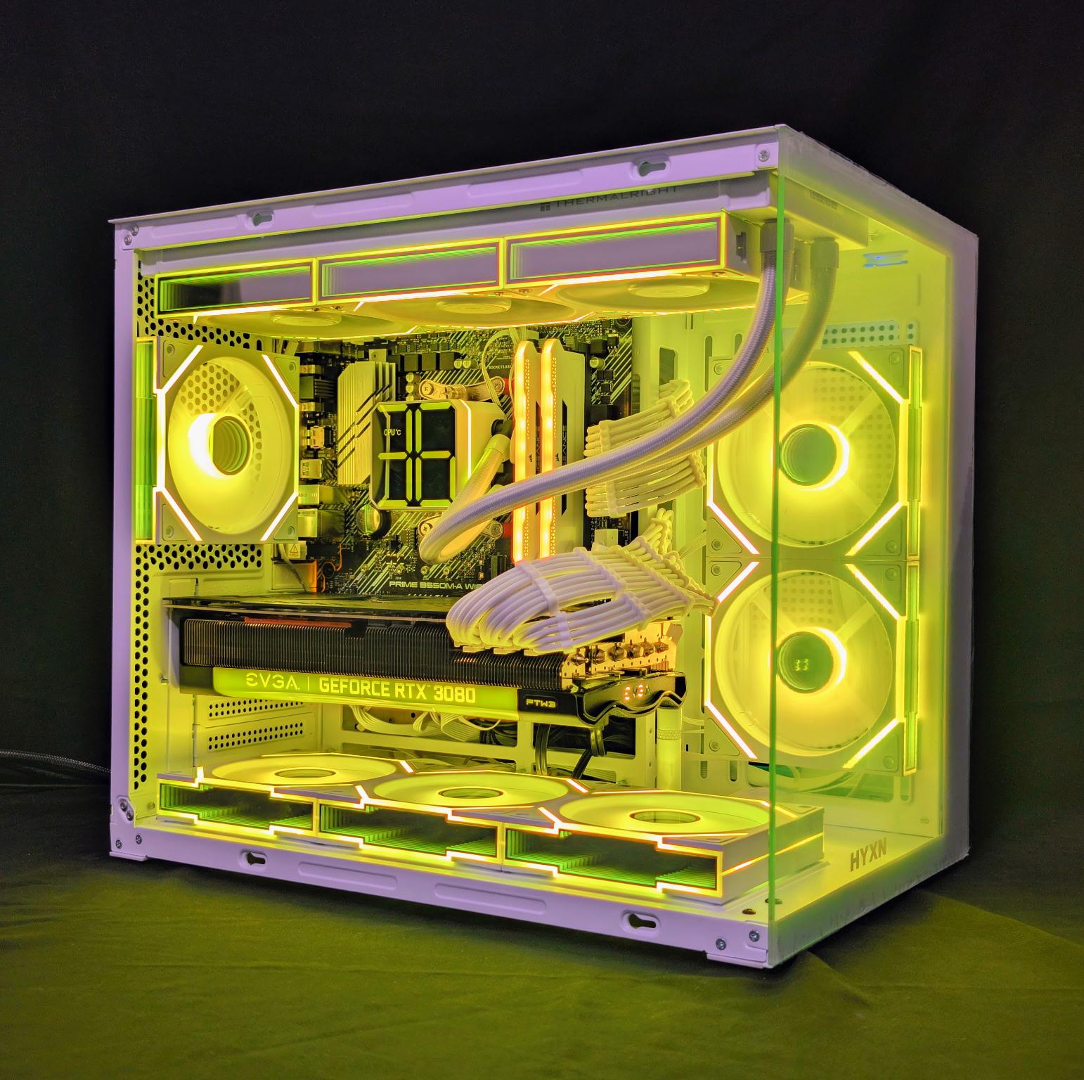 White Gaming PC | RTX 3080, R7 5800X, 32GB RAM, 1TB SSD