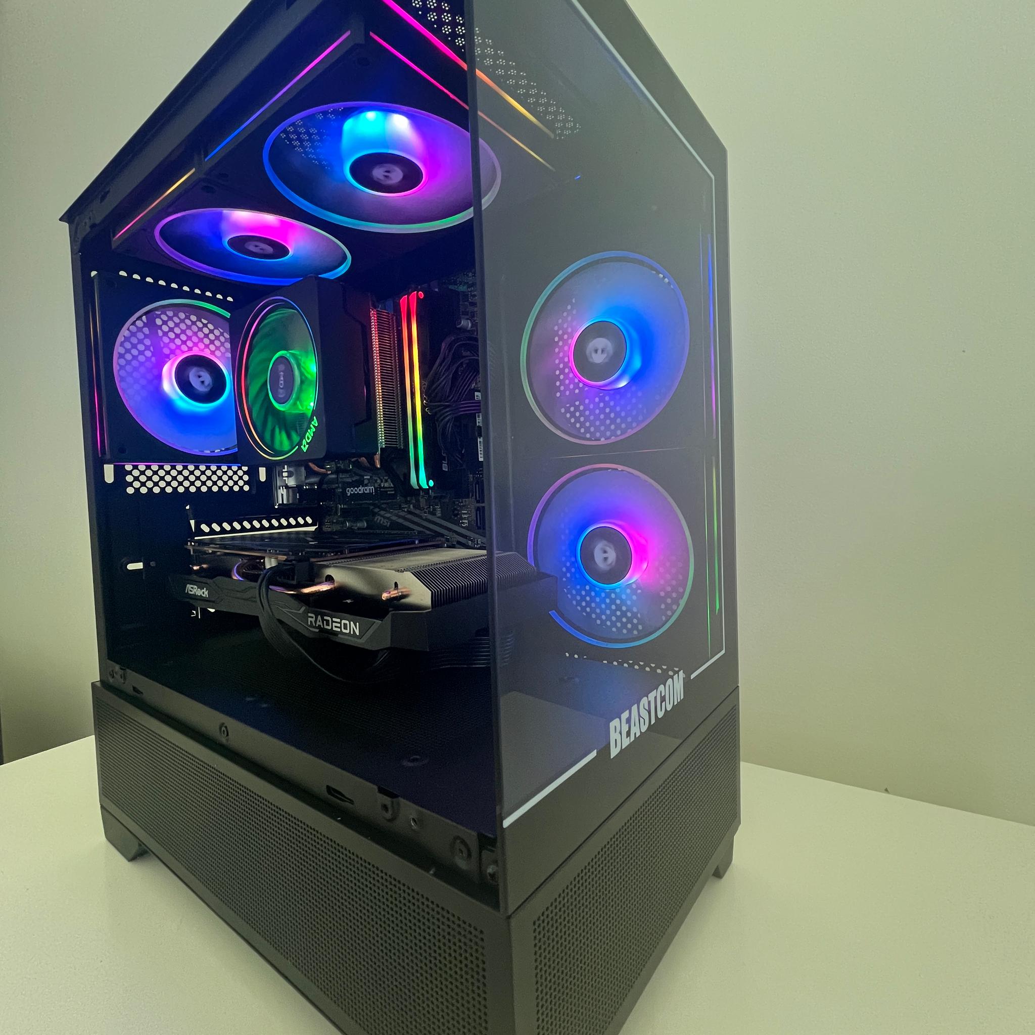 GAMING PC RYZEN 5 | RX 6600 | 1TB SSD | 16GB RAM | WINDOWS 11 | WIFI & BT