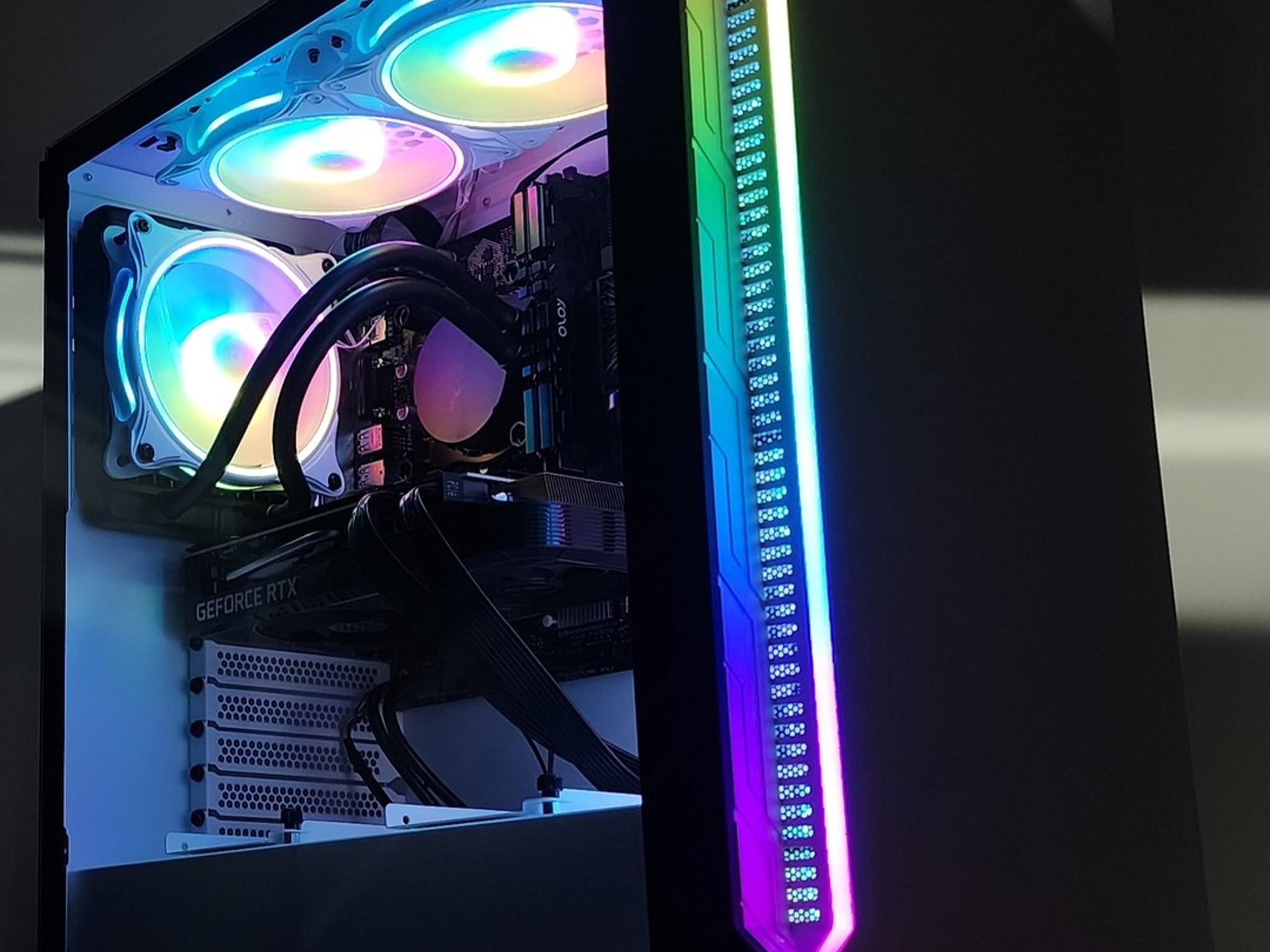 Gaming PC i7-11700F 16GB RAM 256GB SSD + 1TB HDD RTX 3060 Ti 8GB Win11 Computer