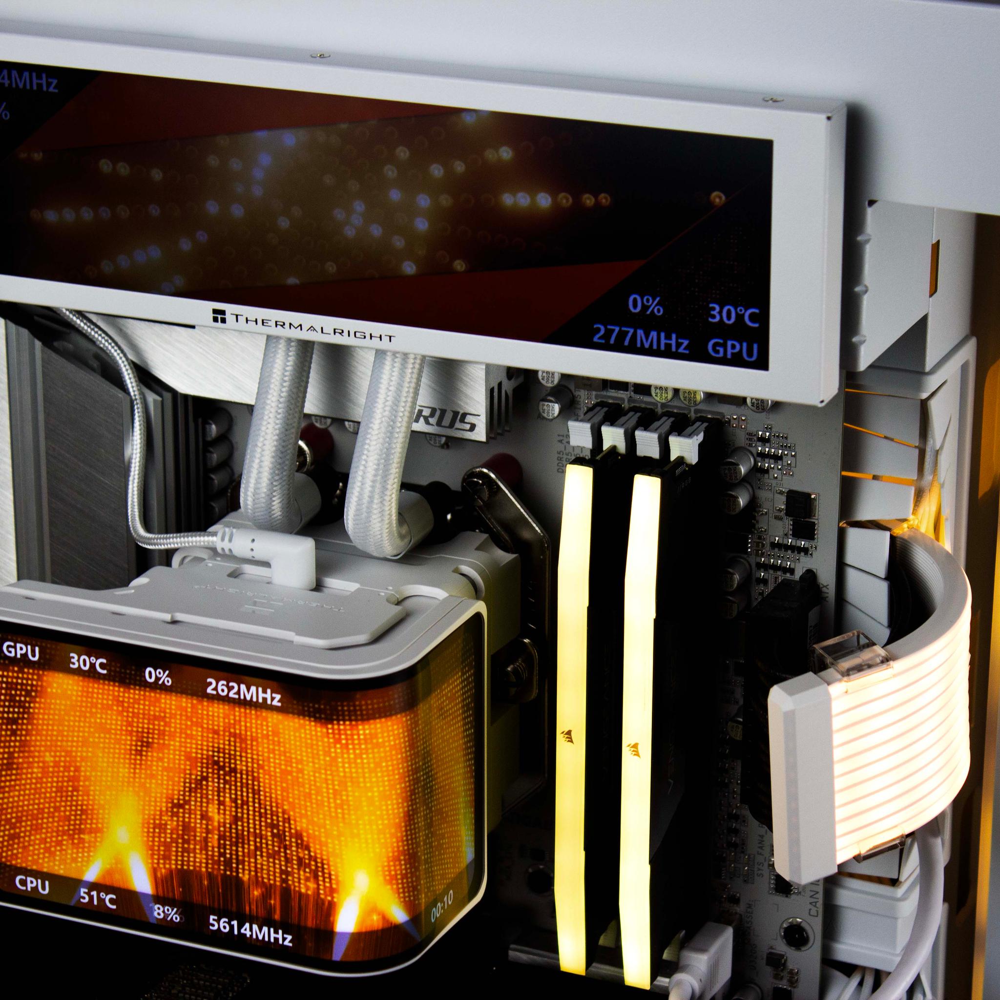 🧊⚡🗡️Polaris V2 - 4K ULTRA PC | RTX 5080 16GB, Ryzen 7 9850X3D, 64GB RAM, 4TB SSD | LCD Display🧊⚡