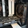 Sleek White Mini Gaming PC: i5-9600K, GTX 1070 Ti, 32GB RAM - Perfect for Esports & Minimalist Setup