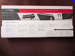 BNIB HyperX Alloy Origins 60 RGB Mechanical Gaming Keyboard, HX Red Switches