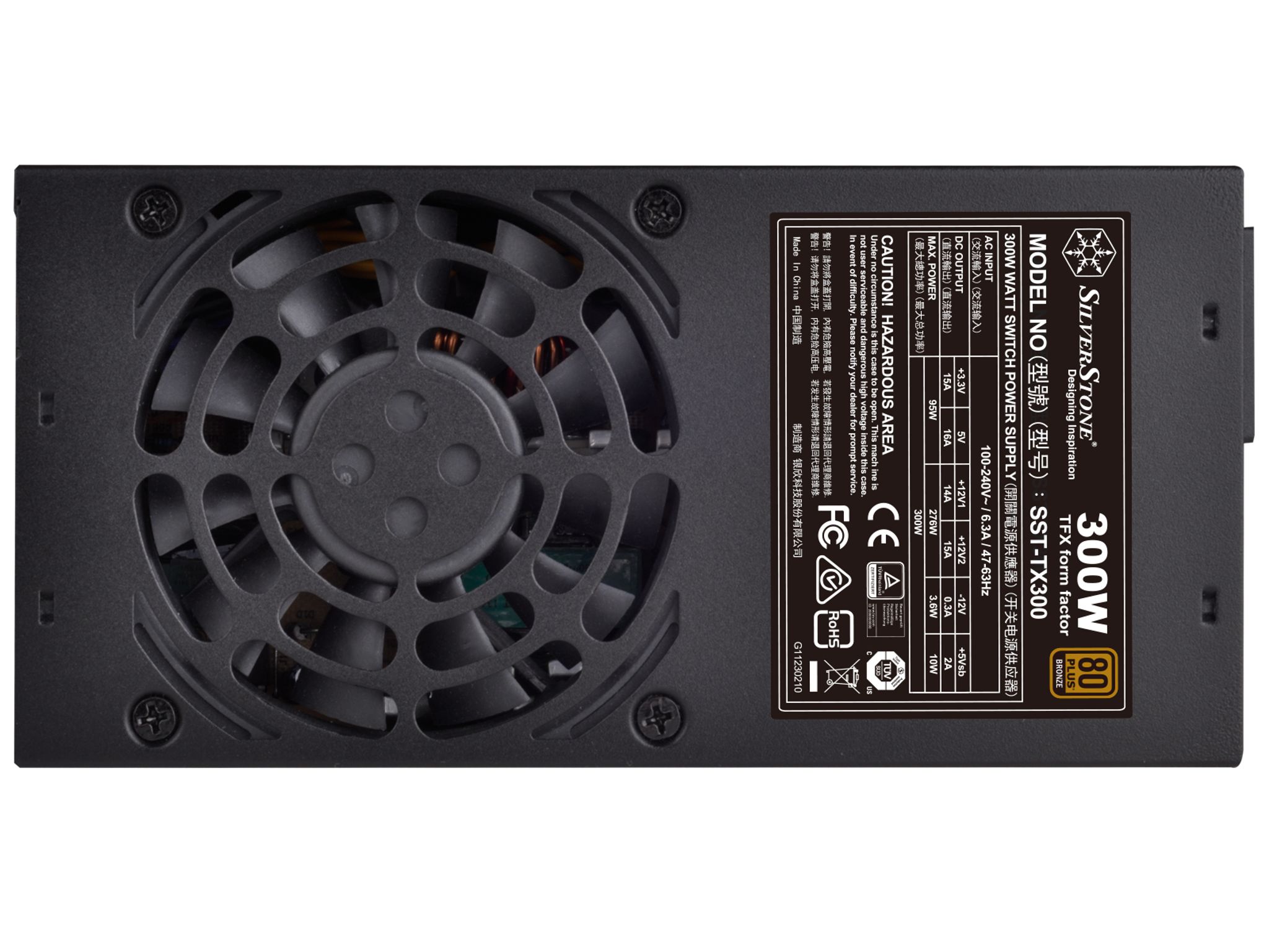 New Silverstone SST-TX300 300W TFX PSU 80 PLUS Bronze Power Supply