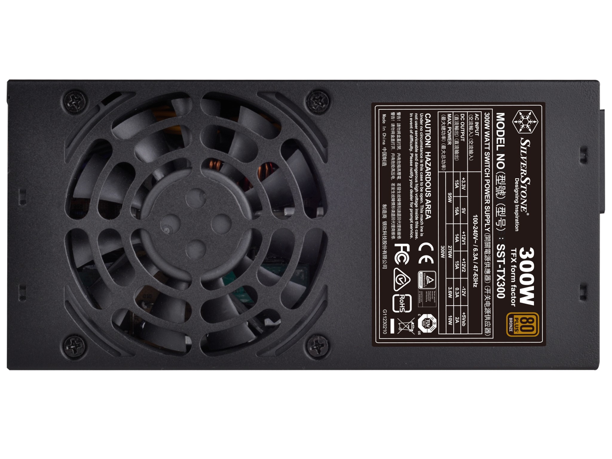 New Silverstone SST-TX300 300W TFX PSU 80 PLUS Bronze Power Supply