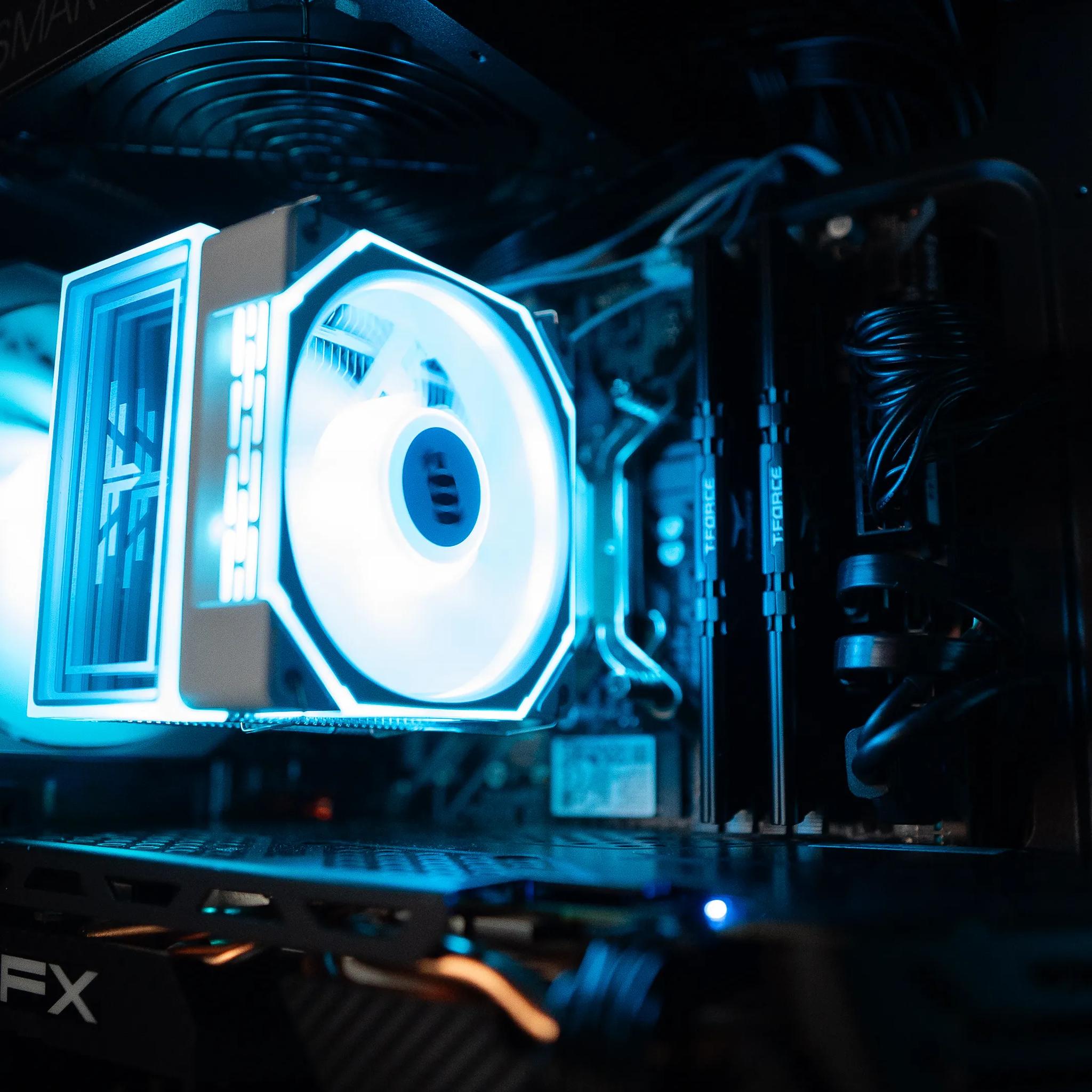 ⛈️❄️ | RX 580 | INTEL i5 8400 | 16GB DDR4 RAM | 256GB NVME SSD + 1TB HDD | Arctic Blizzard 2.0