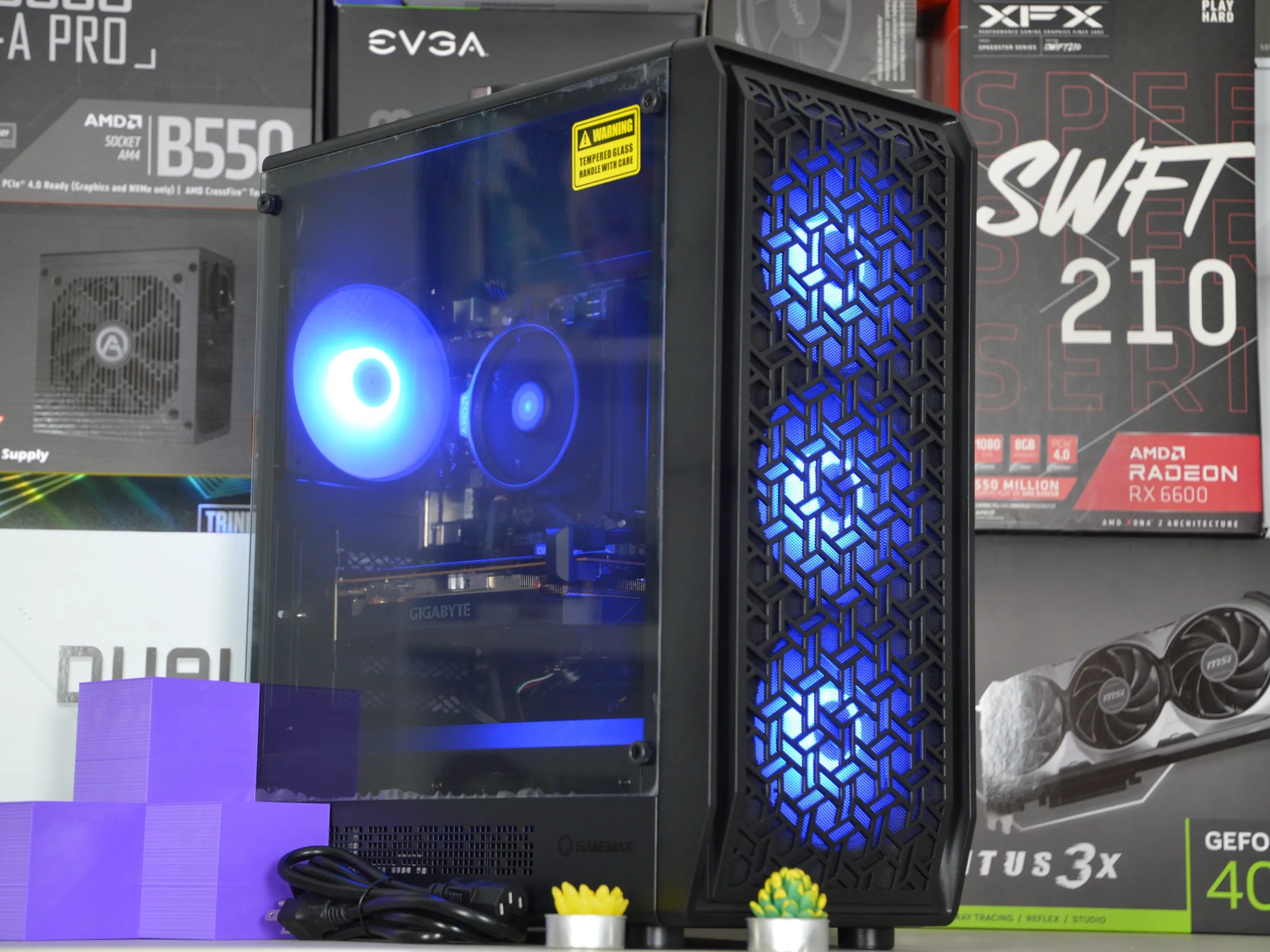 🧊🧊| RX 5500XT 8GB | RYZEN 3 2300X | 16GB DDR4 RAM | 512GB NVME SSD | The Fridge |