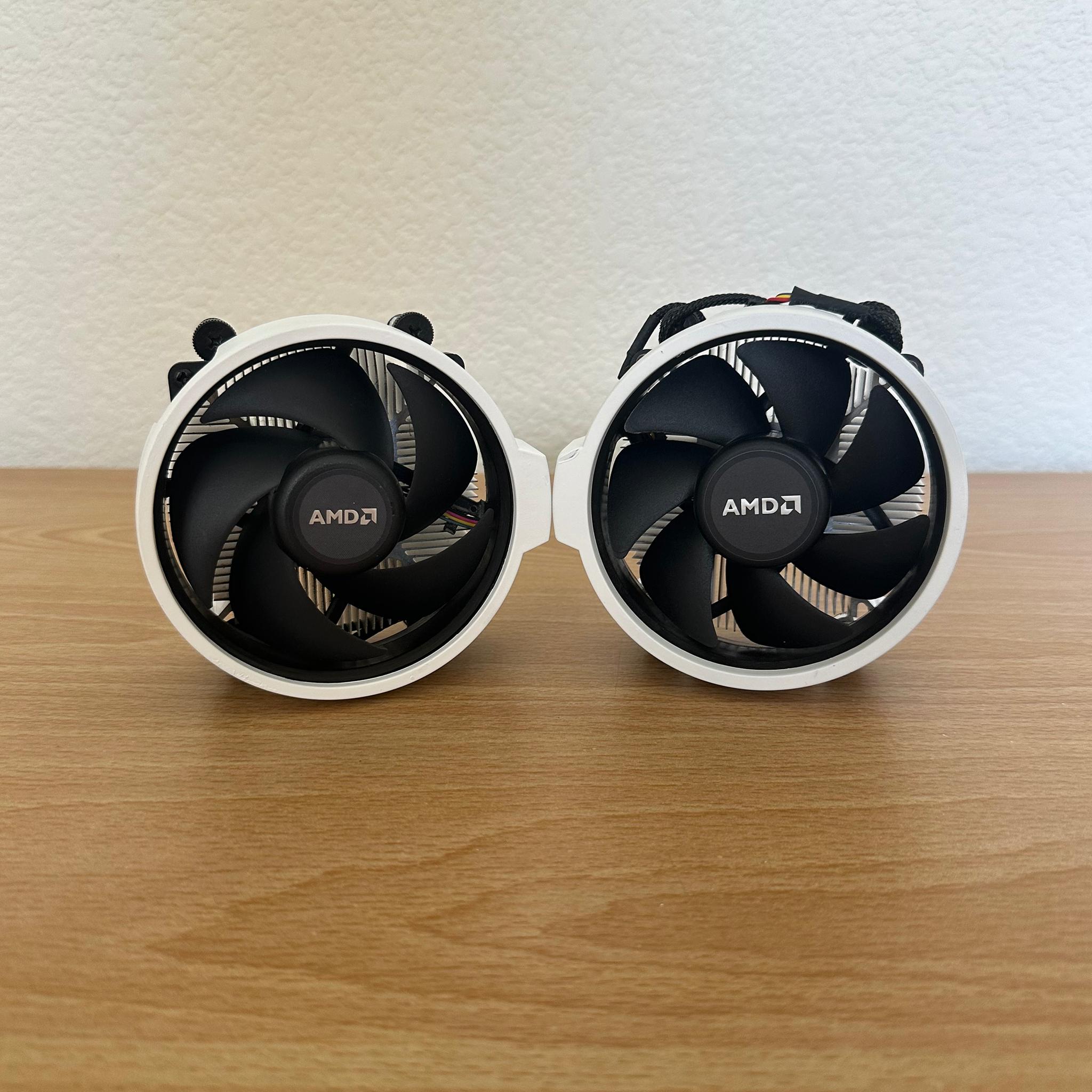 AMD Ryzen White Stock Coolers