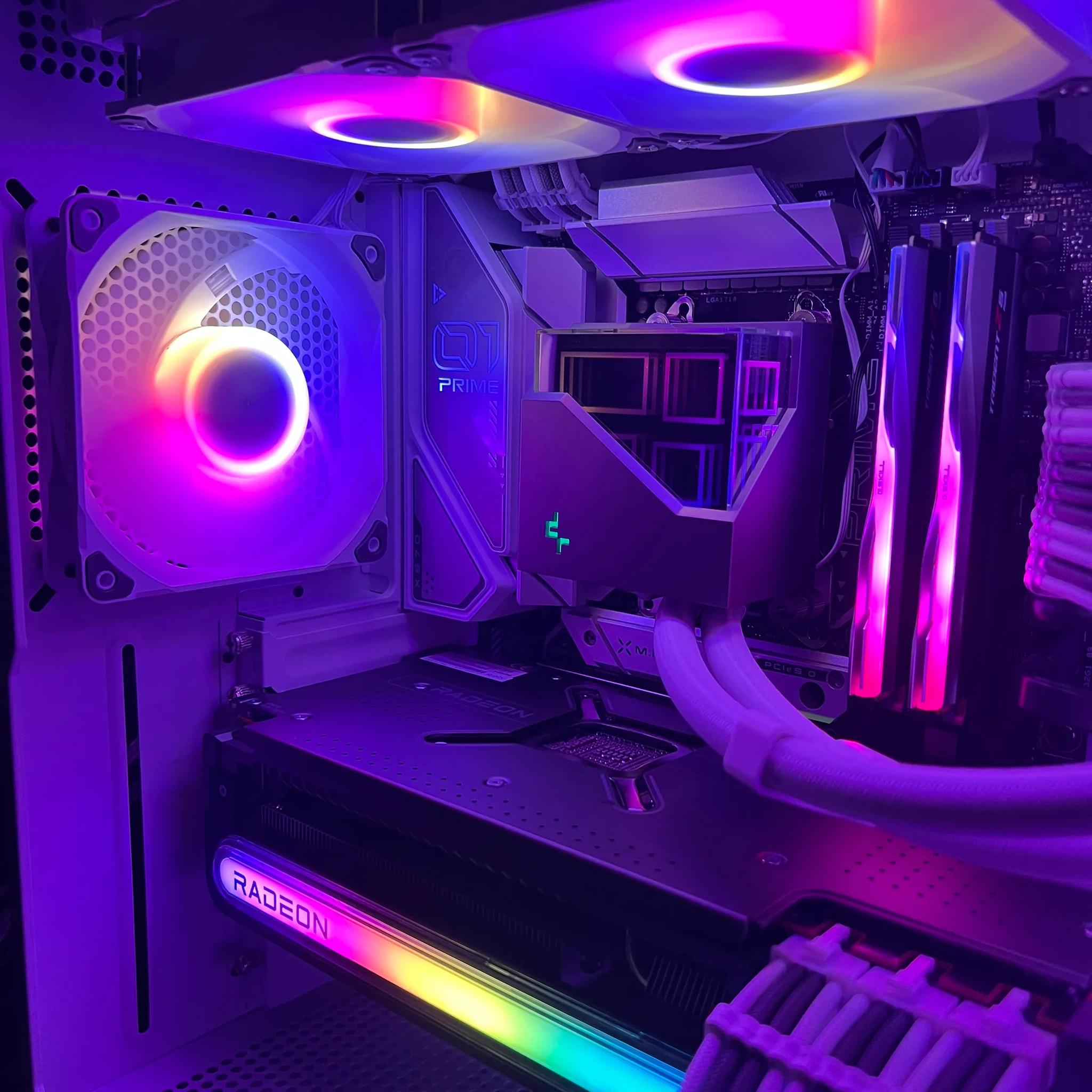 Ryzen 9 7950X, RX 7900 XTX, 64gb DDR5, 4tb NVME Wi-Fi 6E Gaming pc "Starlit Odyssey"