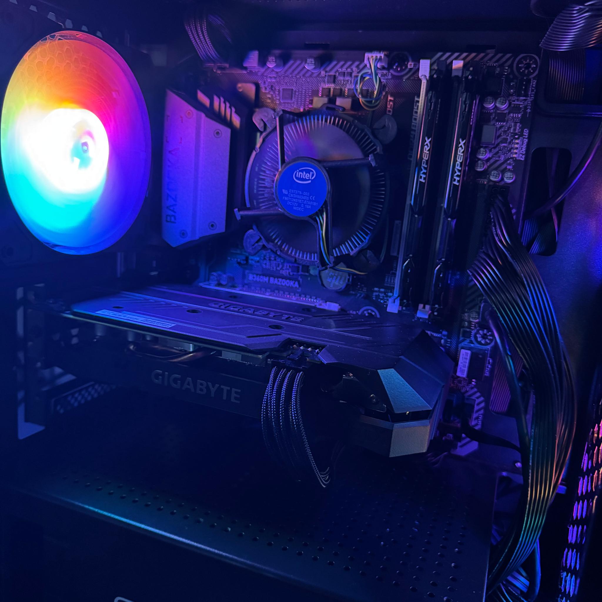 Custom Anime Gaming PC – GTX 1660 Ti | i5-8400 | 16GB RAM | RGB | WiFi Ready