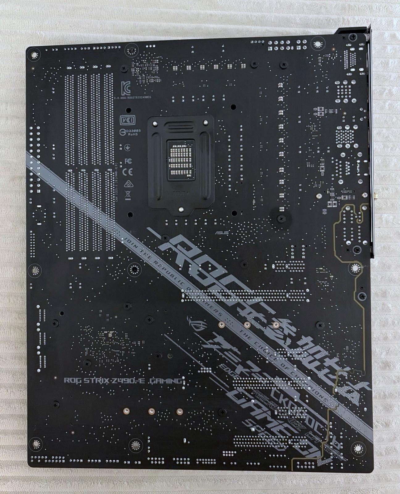 ASUS ROG Strix Z490-E WiFi Gaming Motherboard LGA1200 ATX Intel 10th 11th Gen