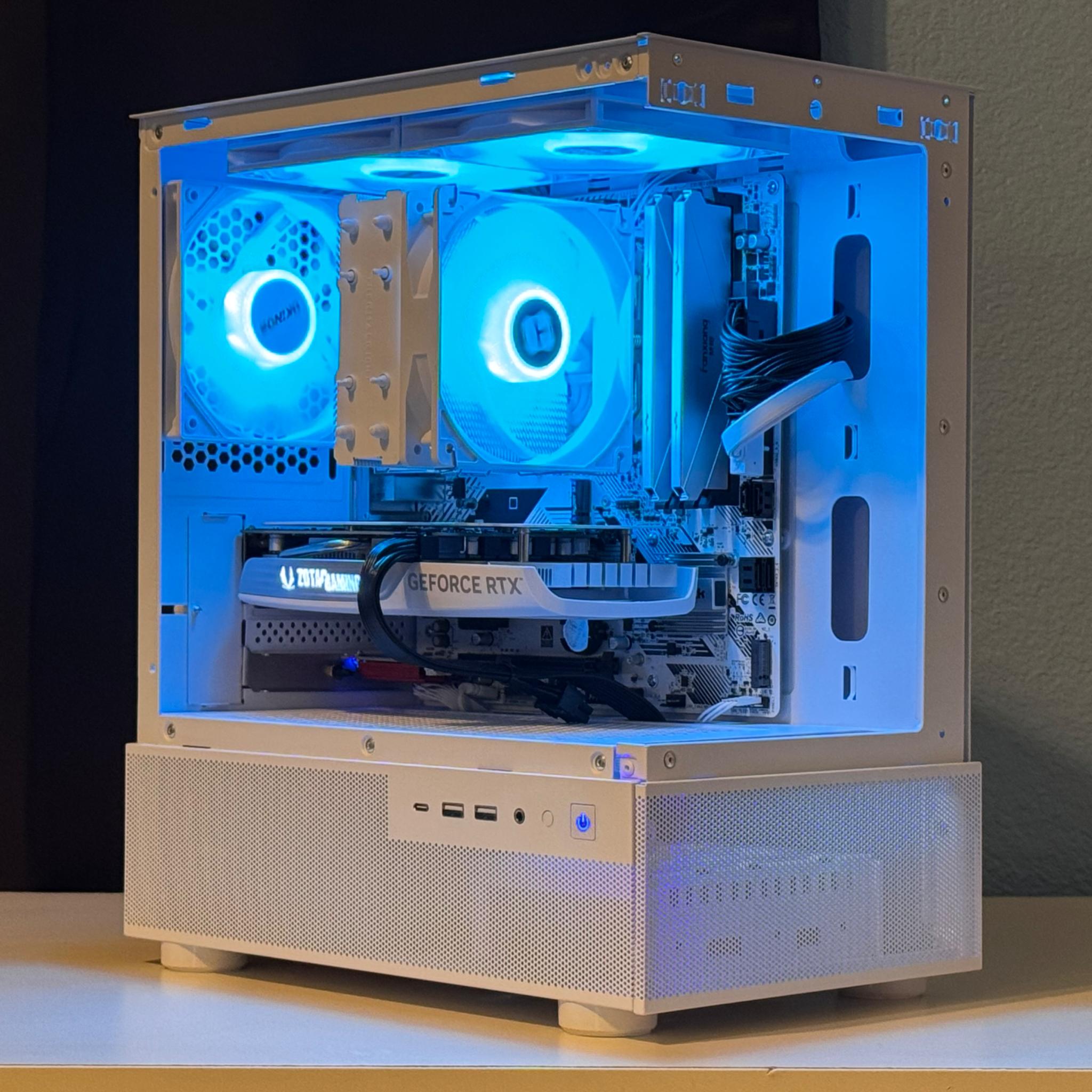 ⬜Whiteout⬜ Ryzen 5 5600 | RTX 4060 8GB White | 16GB Ram 3200mhz | 1TB nVME SSD | Win11 Pro + Wifi